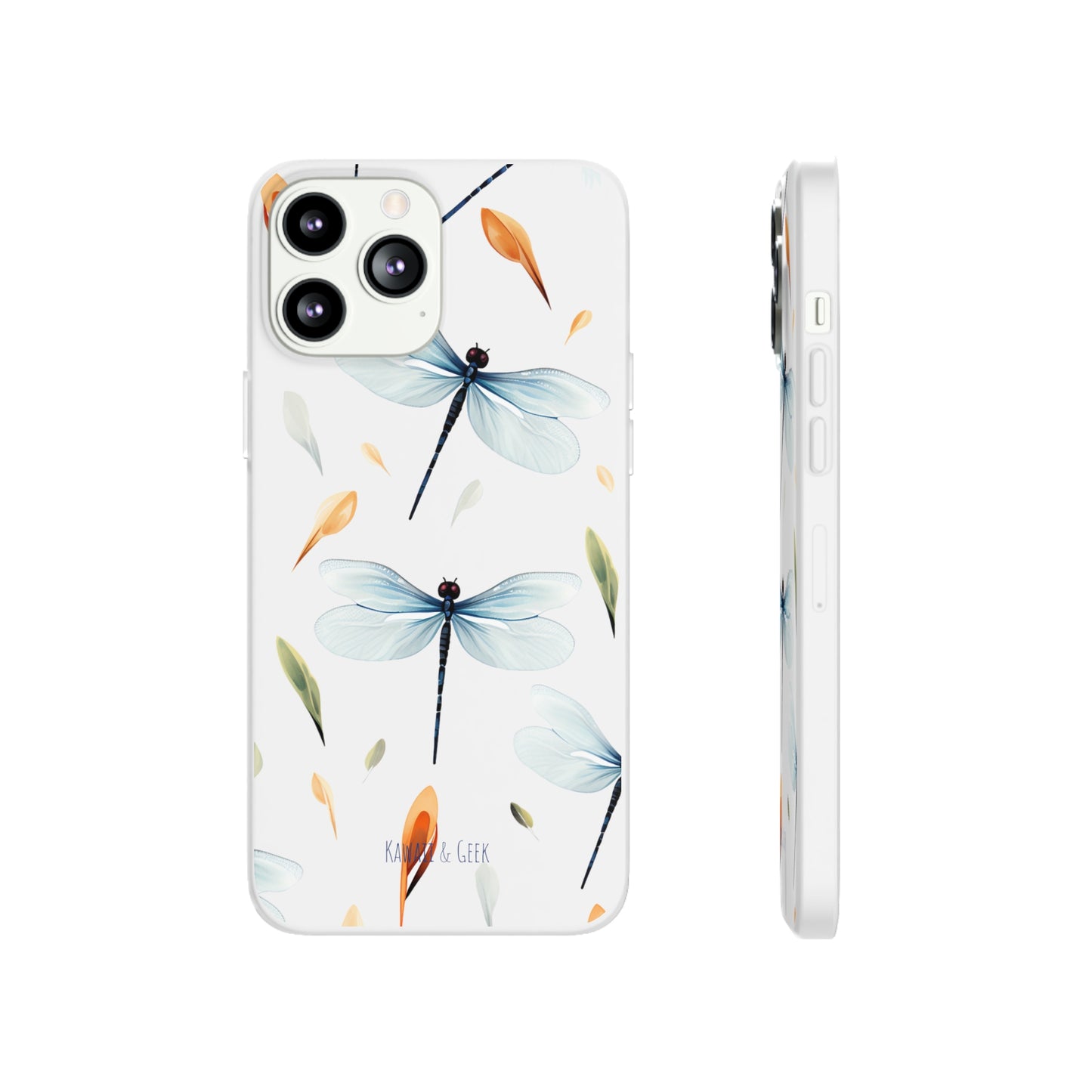 Dragonfly Dreams: Transparent Flexi Phone Case