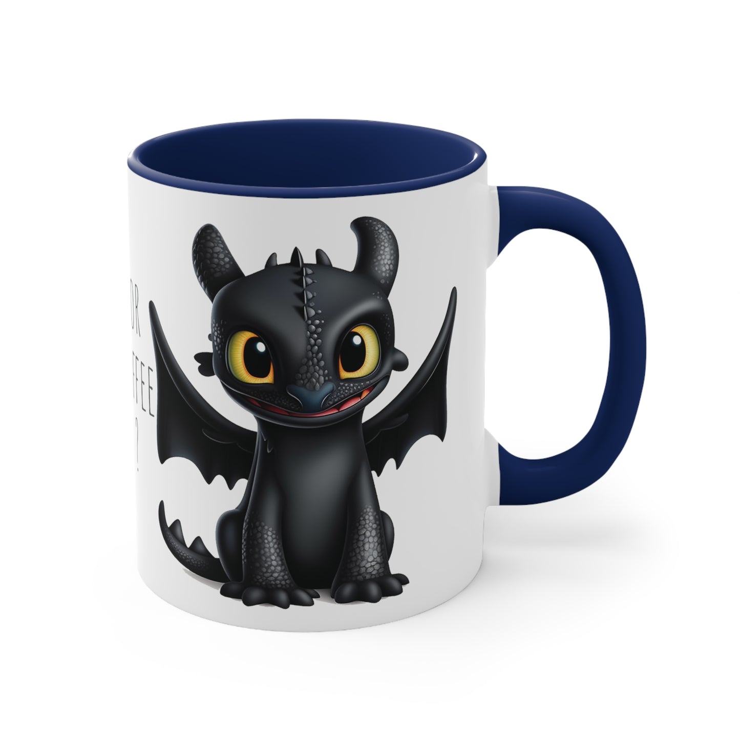 Toothless and Light Fury Mug - Choose Your Brew: Black or Milk Coffee ?