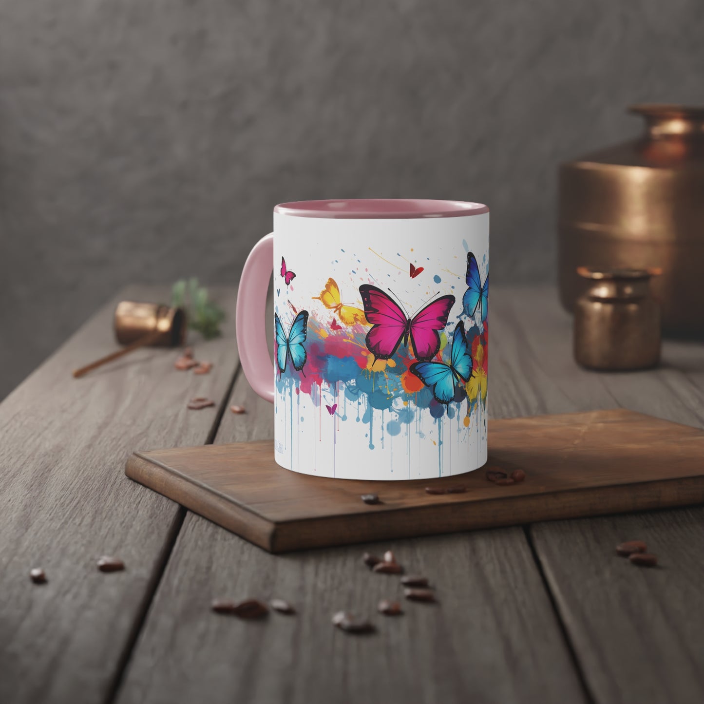 Elegant Butterflies Mug - Embrace the Beauty of Nature with Every Sip - EU