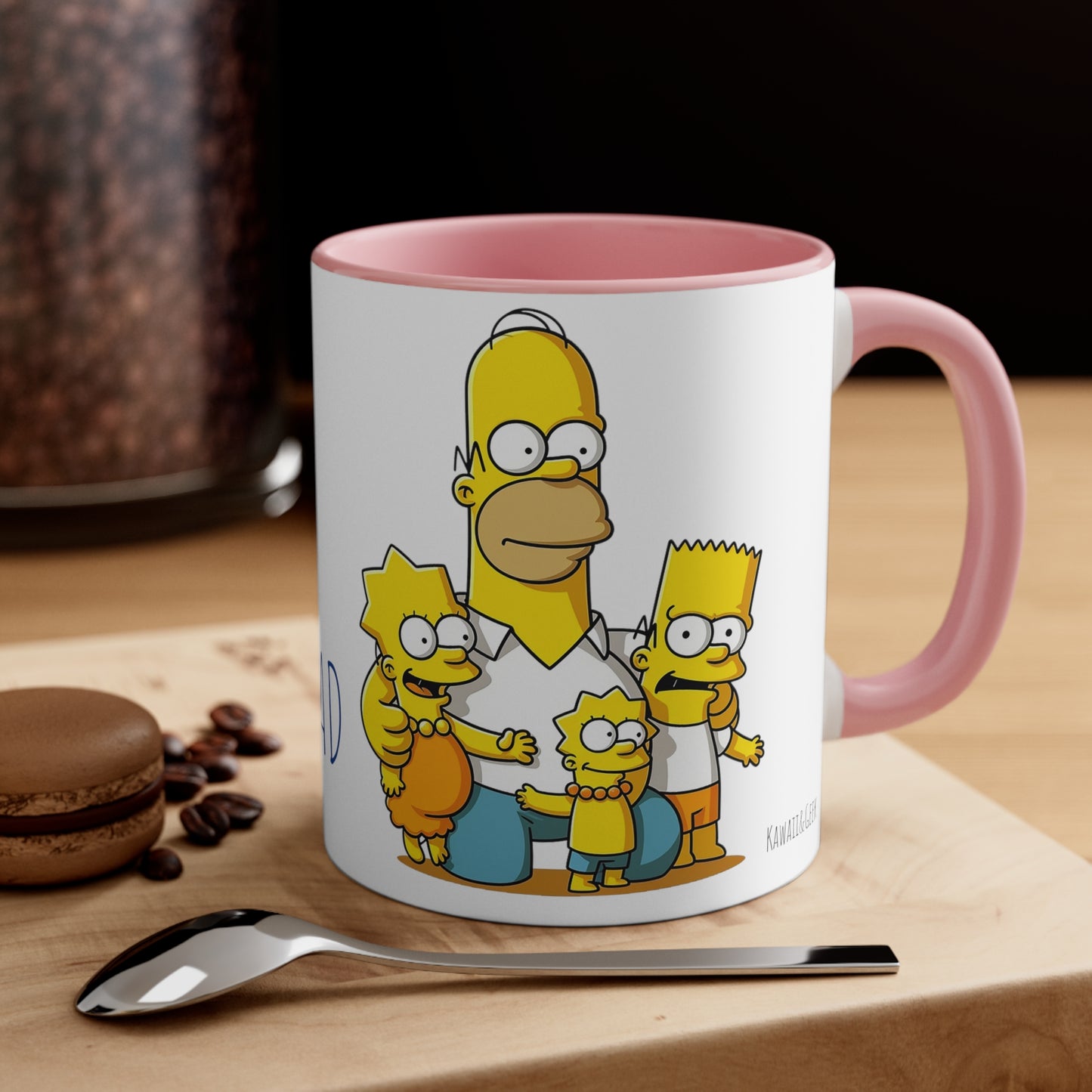 Homer Simpsons with Kids Mug : World's Greatest 'Trying' Dad - Father's Day Special