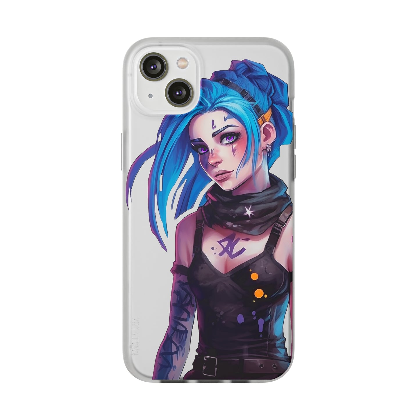 Jinx for Arcane / League of Legends Flexi Phone Case - Add Some Colorful and Gaming Style to Your Phone