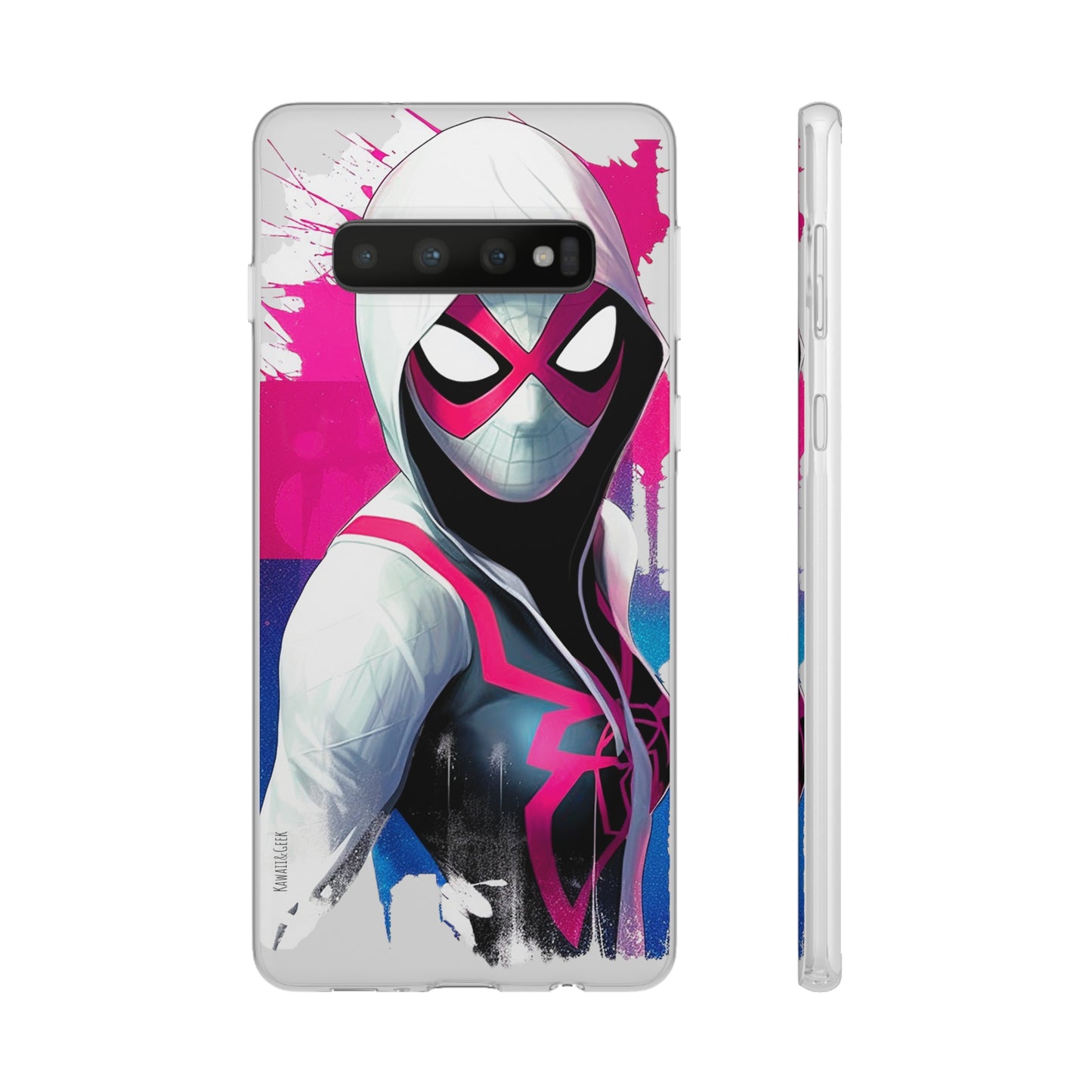 Spider Gwen in Flexi Phone Case - Add Some Colorful and Heroic Style to Your Phone