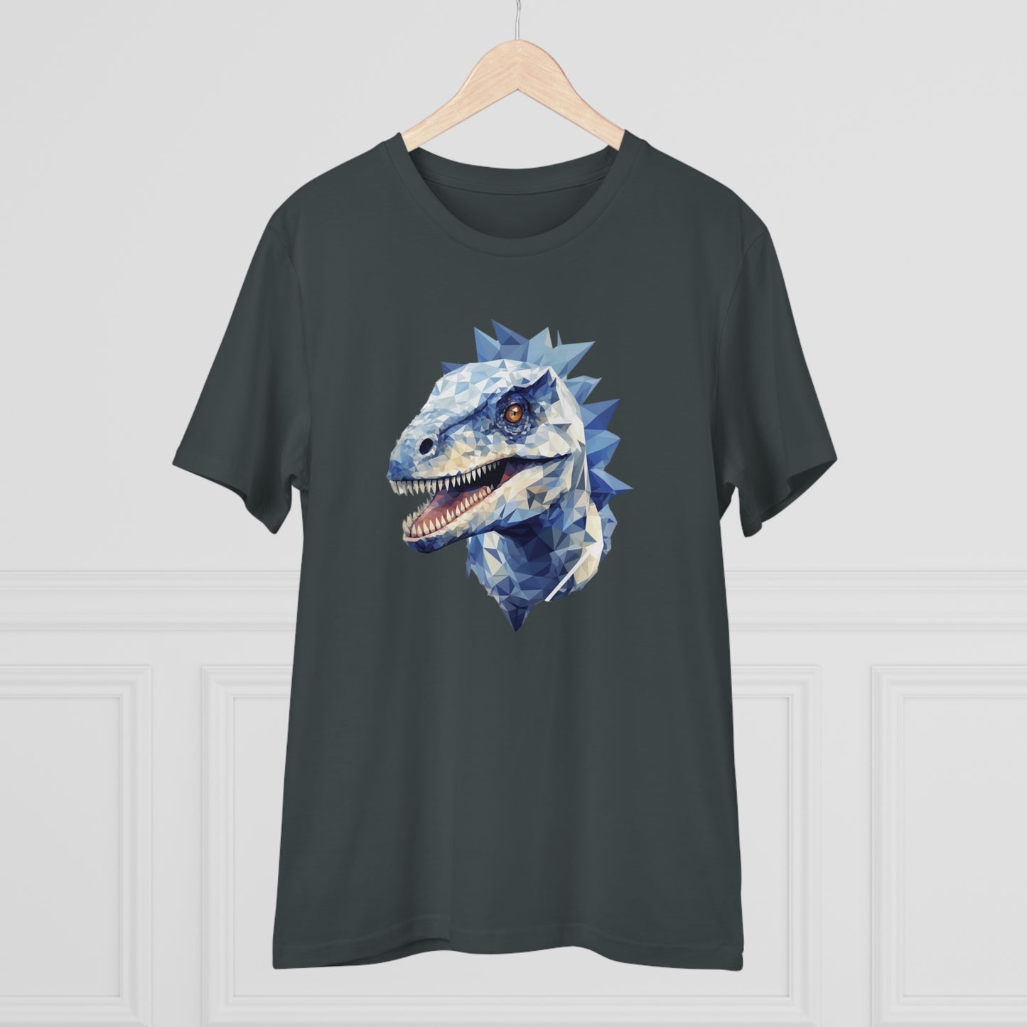 Velociraptor Polygonal T-Shirt - Embrace Fierce Jurassic Style