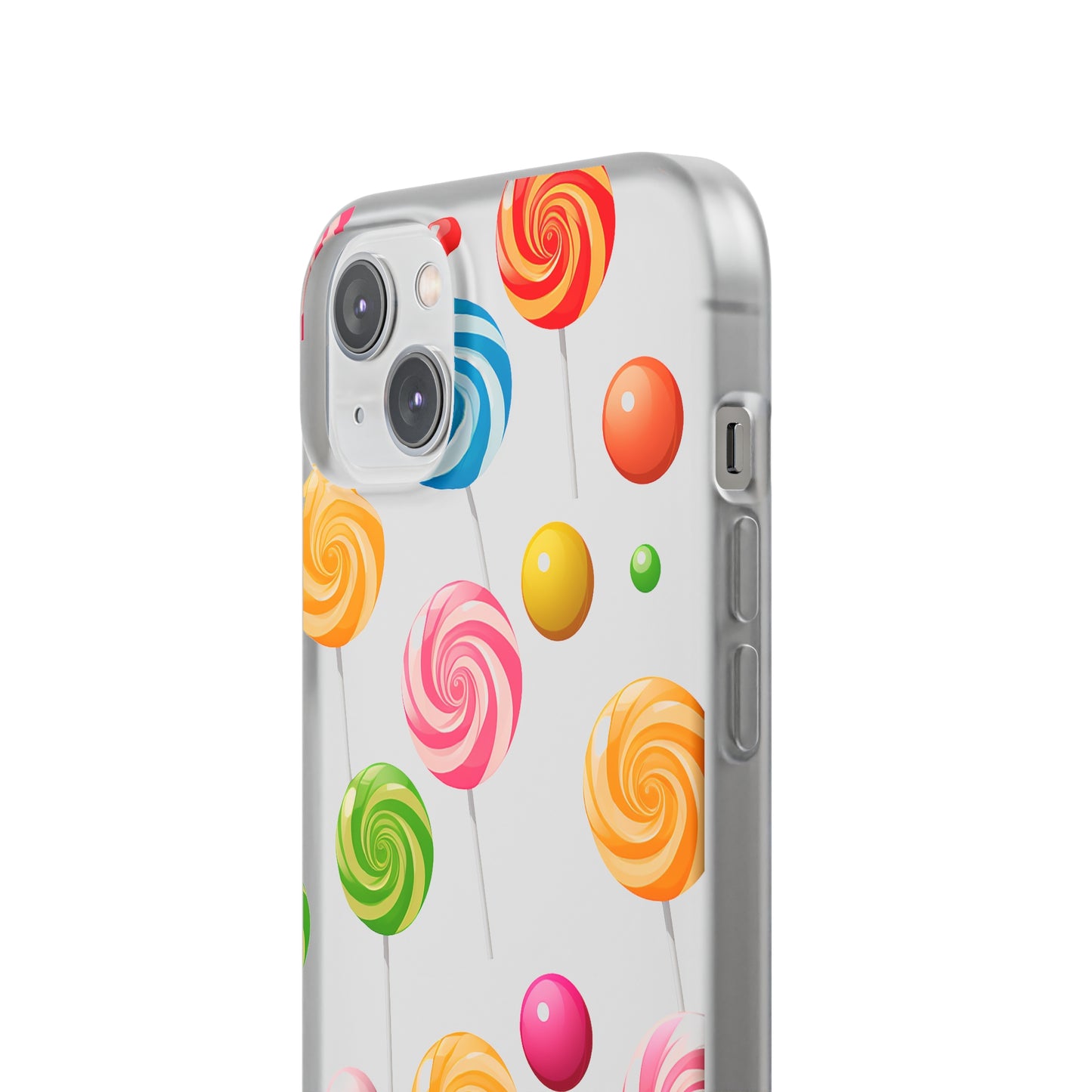 Vibrant Lollypop Array - Flexi Transparent Phone Case