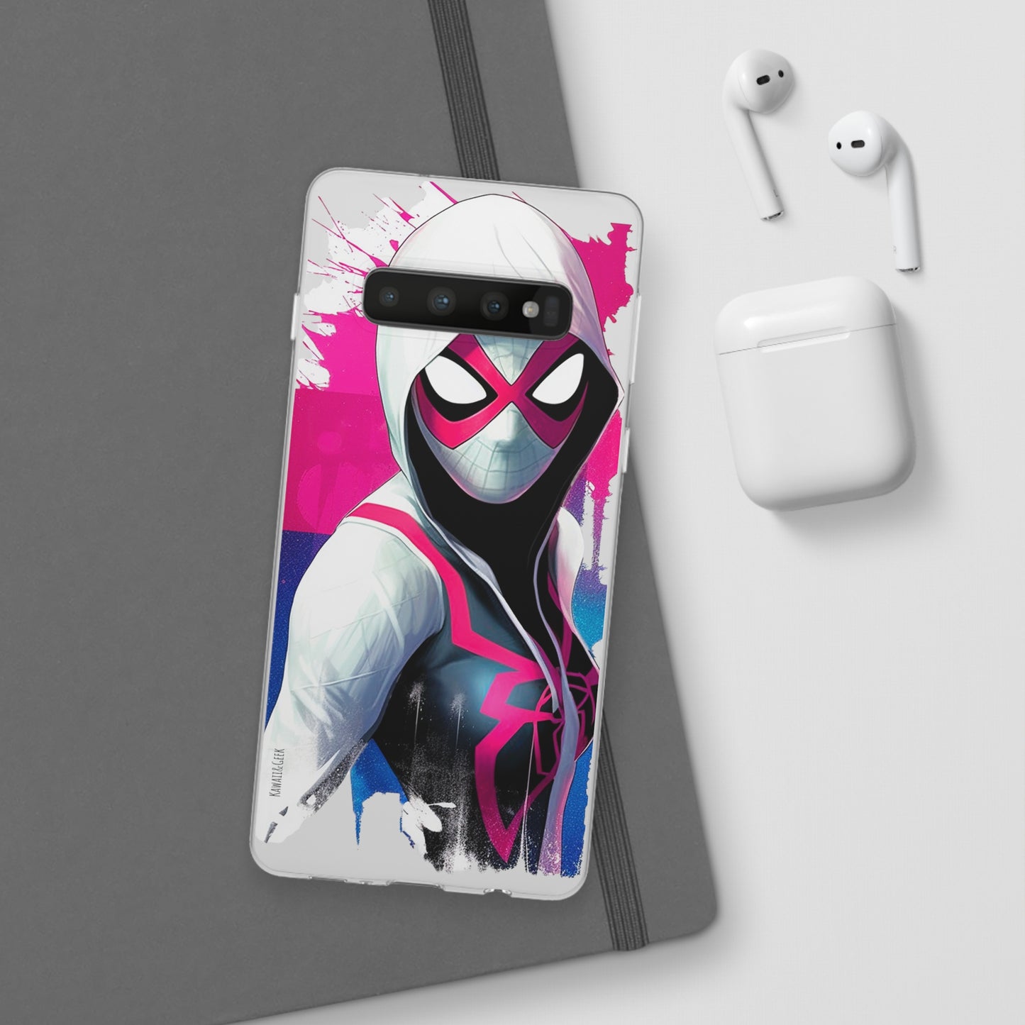 Spider Gwen in Flexi Phone Case - Add Some Colorful and Heroic Style to Your Phone