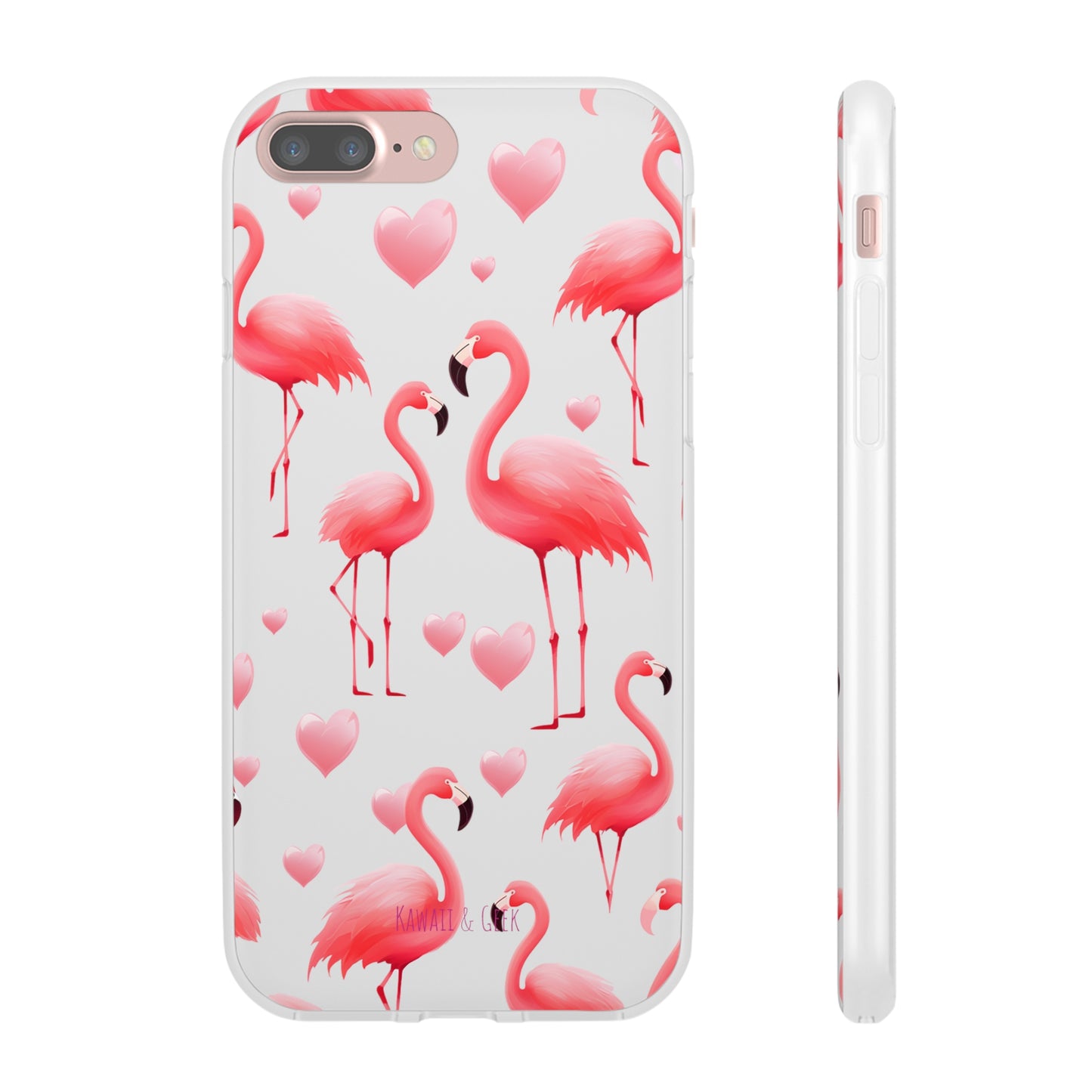 Pink Flamingo Elegance Flexi Phone case