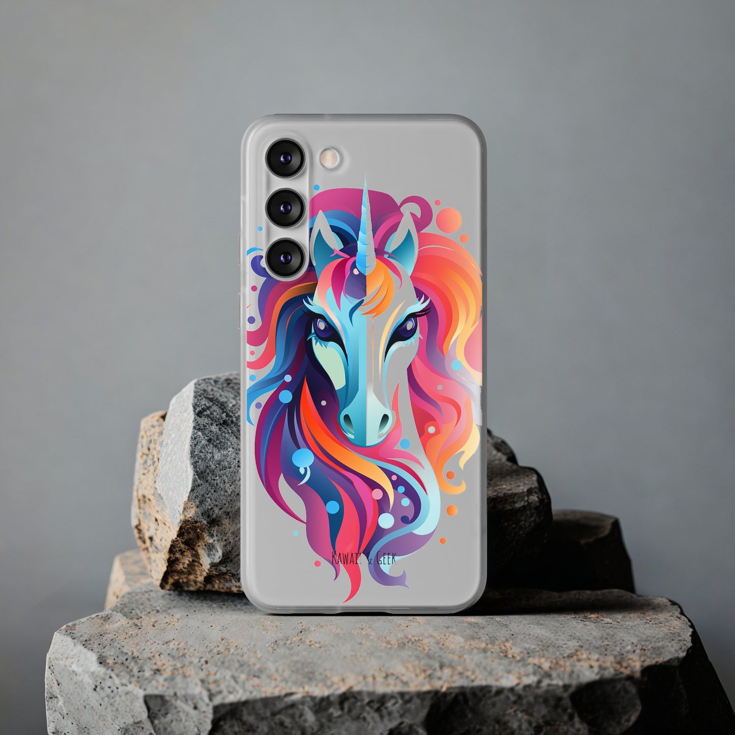 Ink Unicorn Flexi Transparent Phone Case