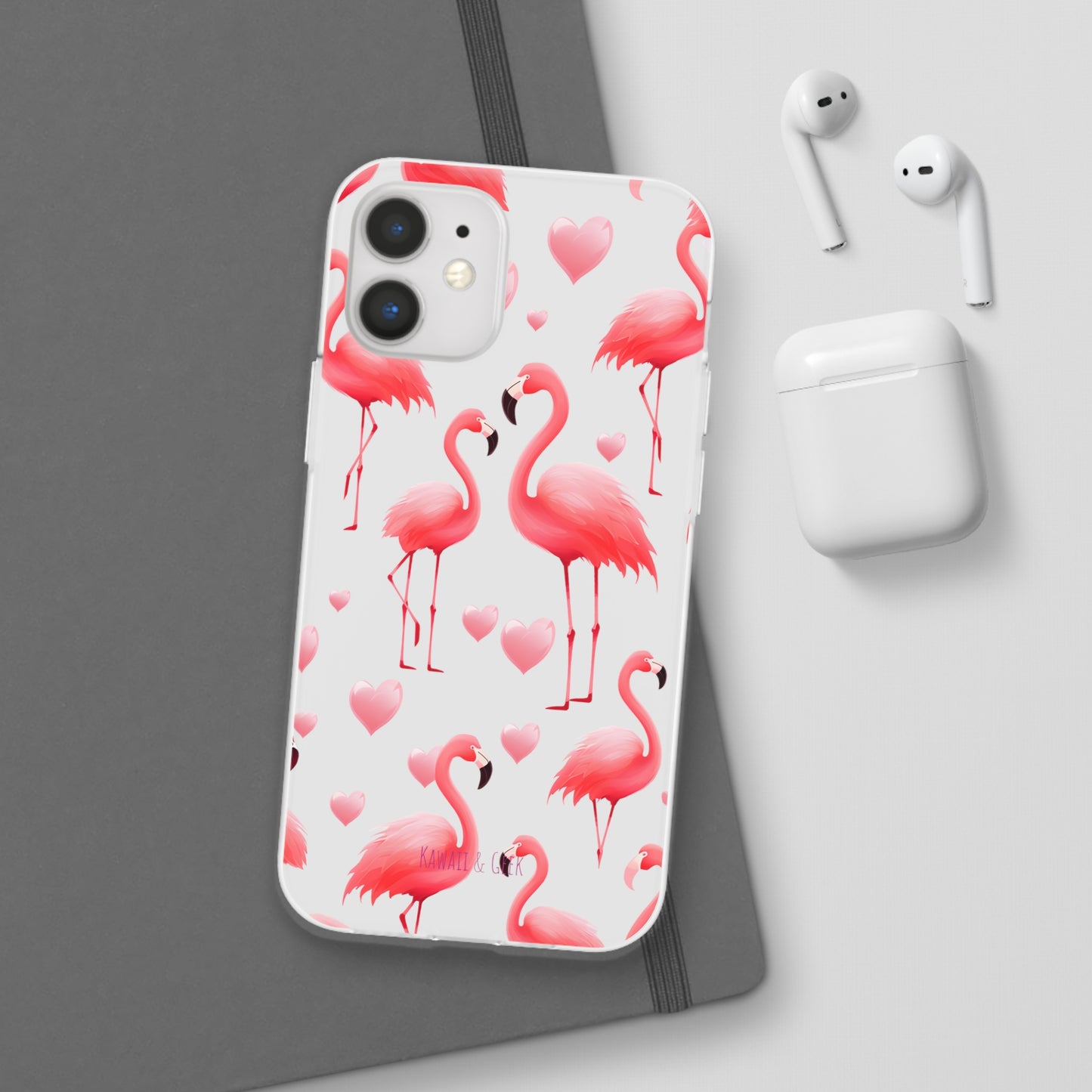 Pink Flamingo Elegance Flexi Phone case