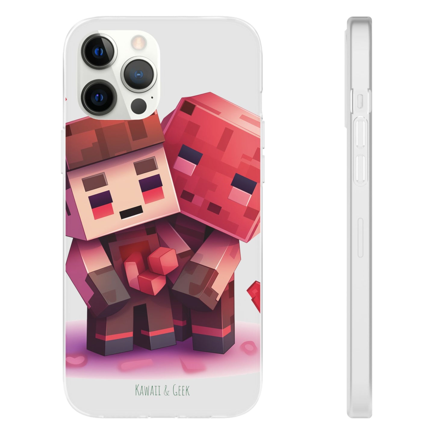 Phone Case - Lovers Minecraft Inspired Design
