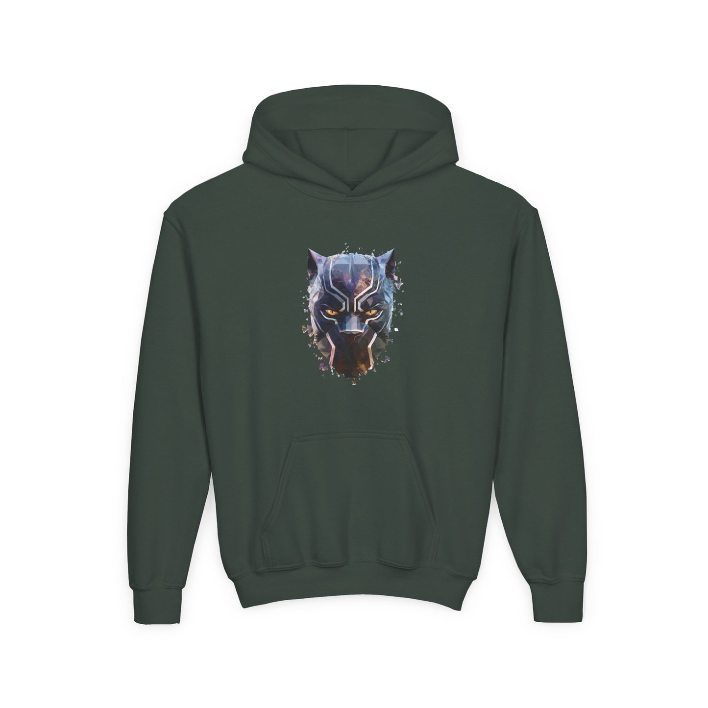 Black Panther Youth Hoodie, Kids Superhero Sweatshirt, Marvel Comic Gift, Stylish, Cozy Kids Clothing, Birthday Present