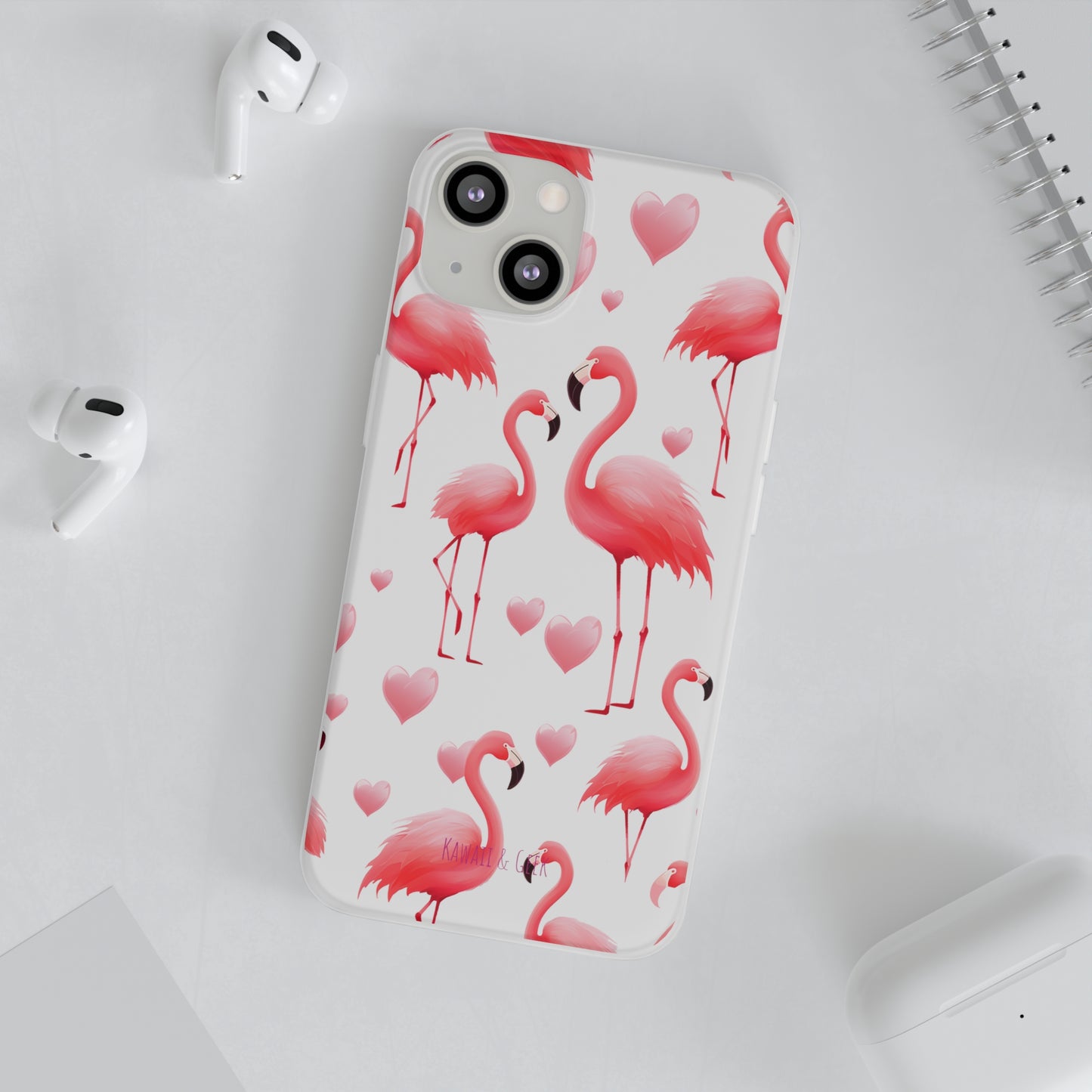 Pink Flamingo Elegance Flexi Phone case