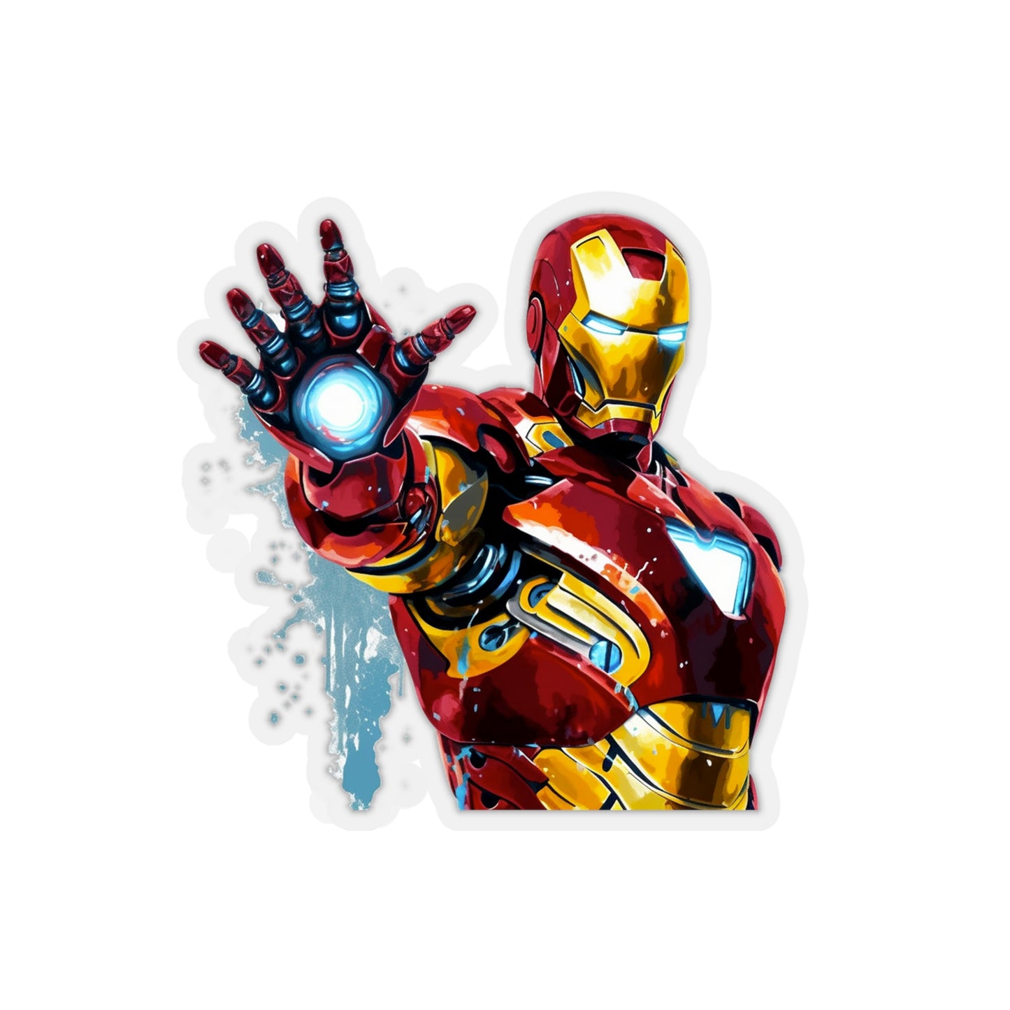 Iron Man Sticker - Perfect for Your Macbook or Smartphone