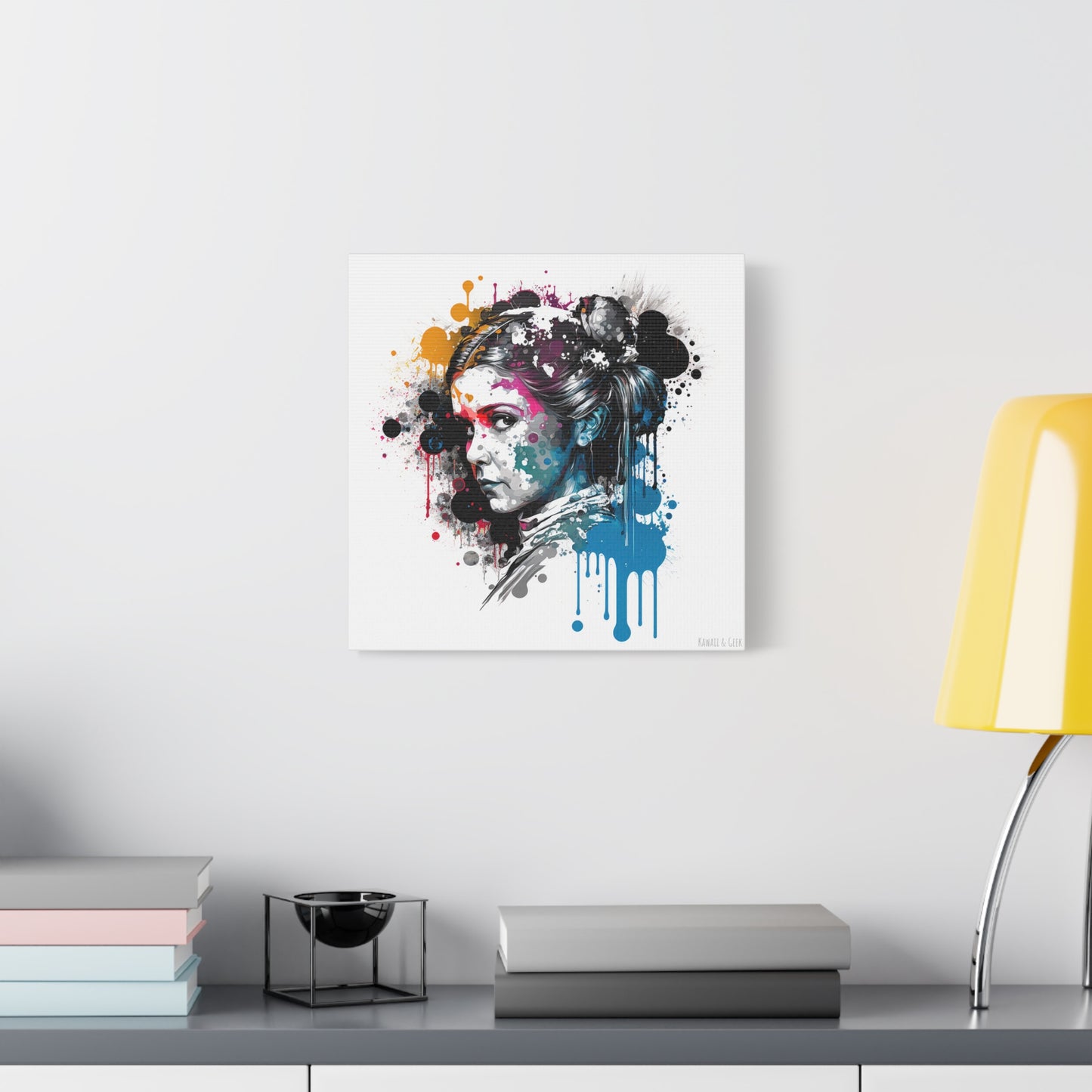 Princess Leia Canva - Add Some Galactic and Artistic Style to Your Walls - Star Wars