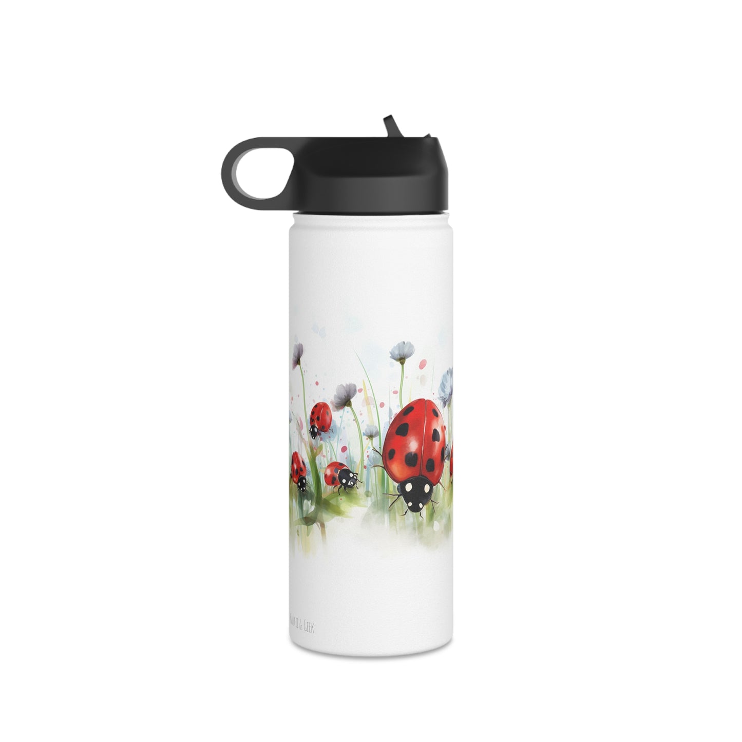 Ladybugs Garden Party: Stainless Steel Bottle