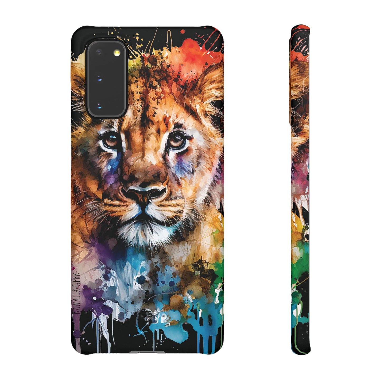 Phone Case Watercolor Lion Cub