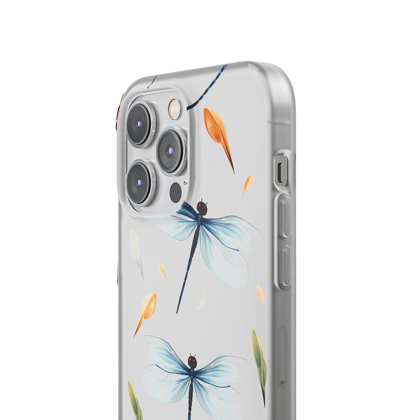 Dragonfly Dreams: Transparent Flexi Phone Case