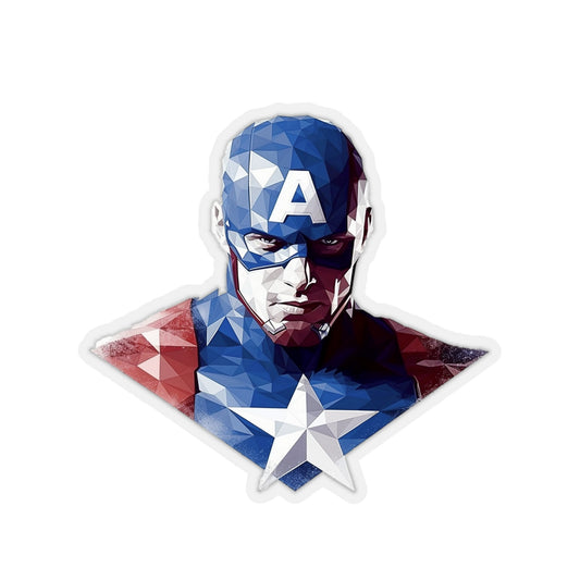 Captain America Sticker - Embody Heroic Patriotism