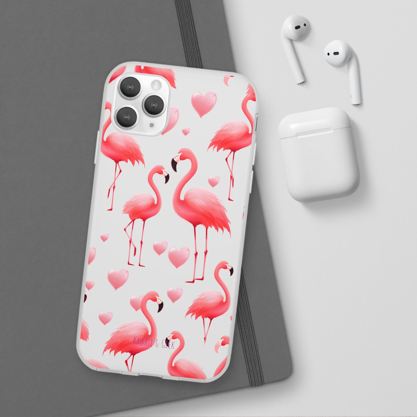 Pink Flamingo Elegance Flexi Phone case