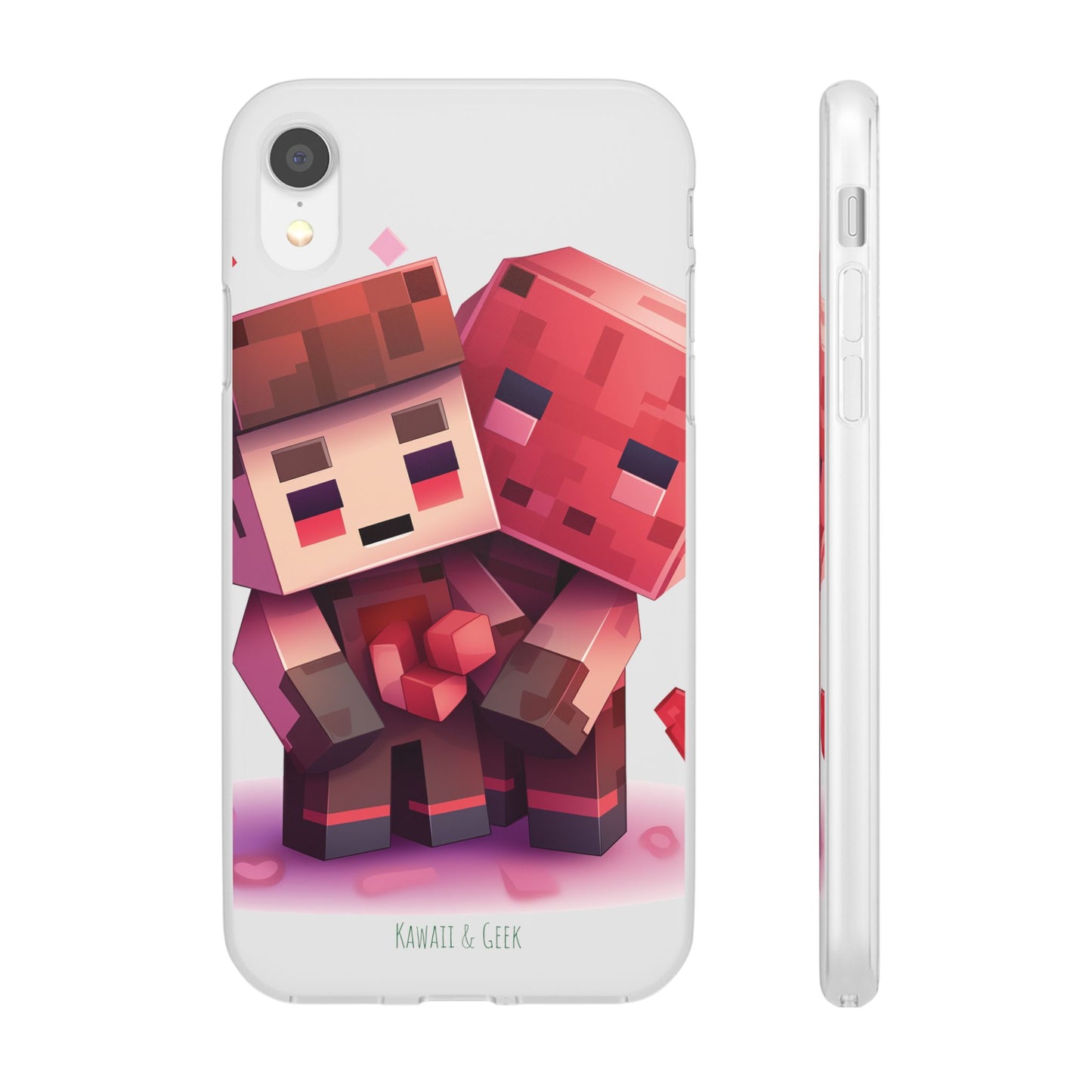 Phone Case - Lovers Minecraft Inspired Design