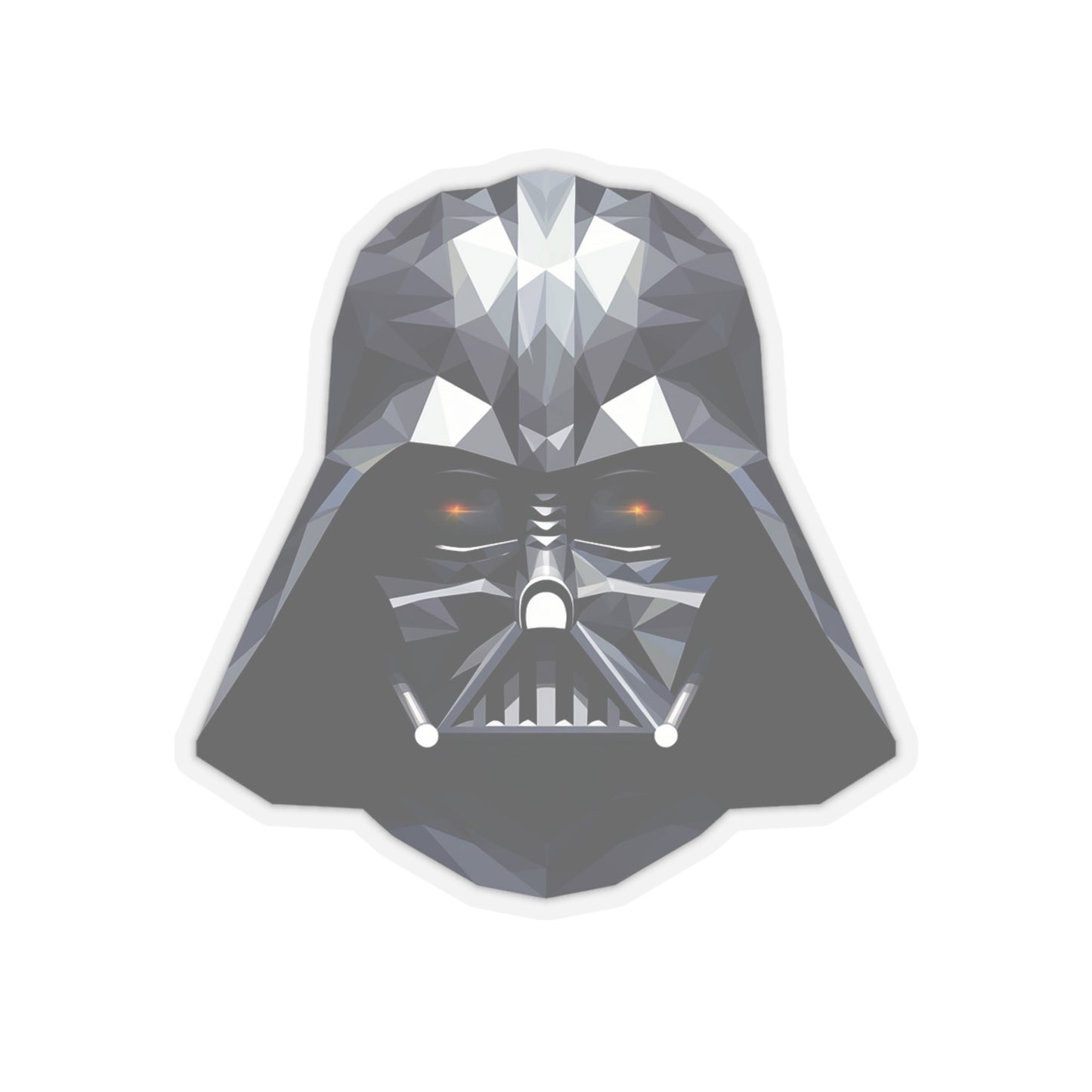 Darth Vader Geometric Sticker - Embrace the Dark Side - Star Wars