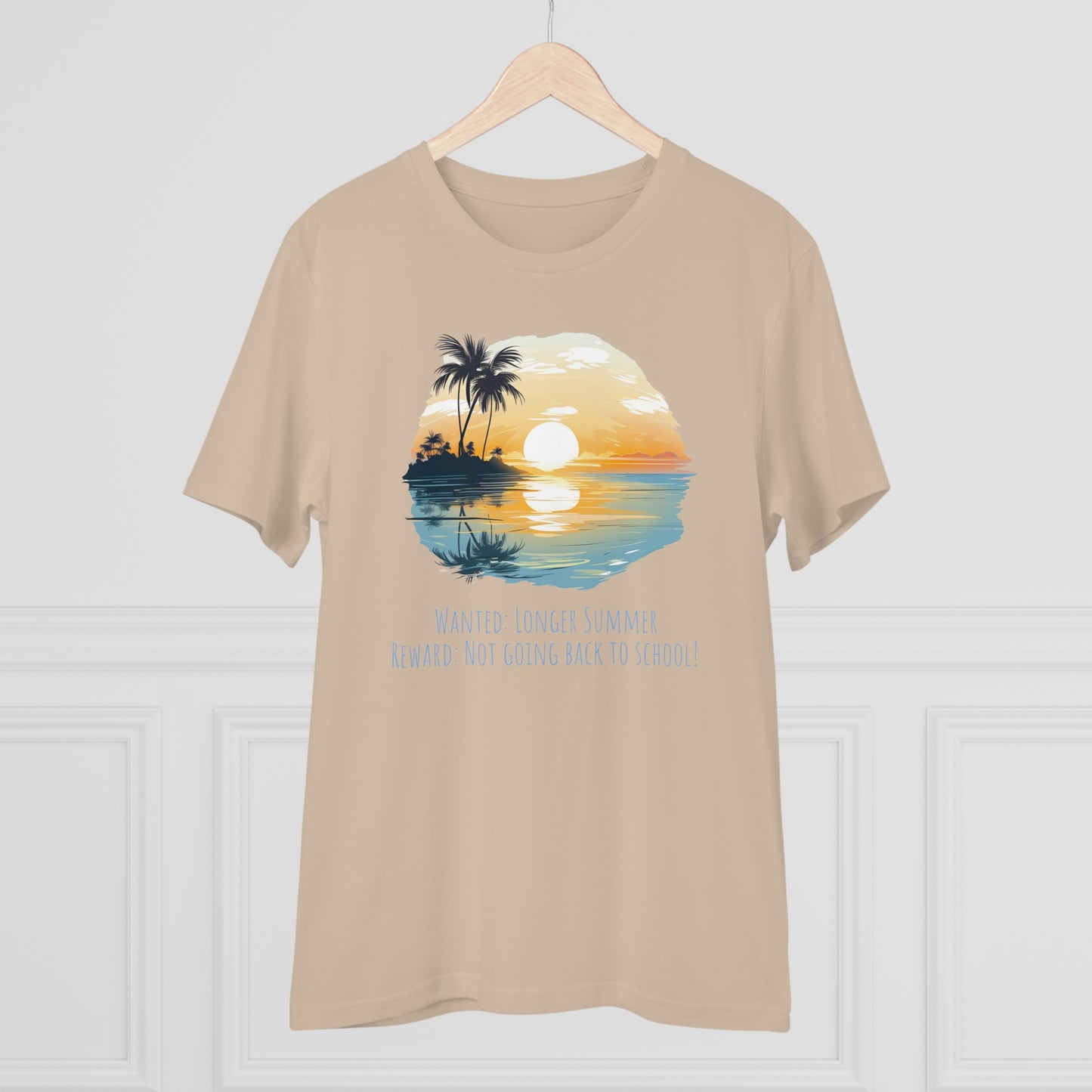 Eco-Friendly Sunset Beach T-shirt : Longer Summer Plea