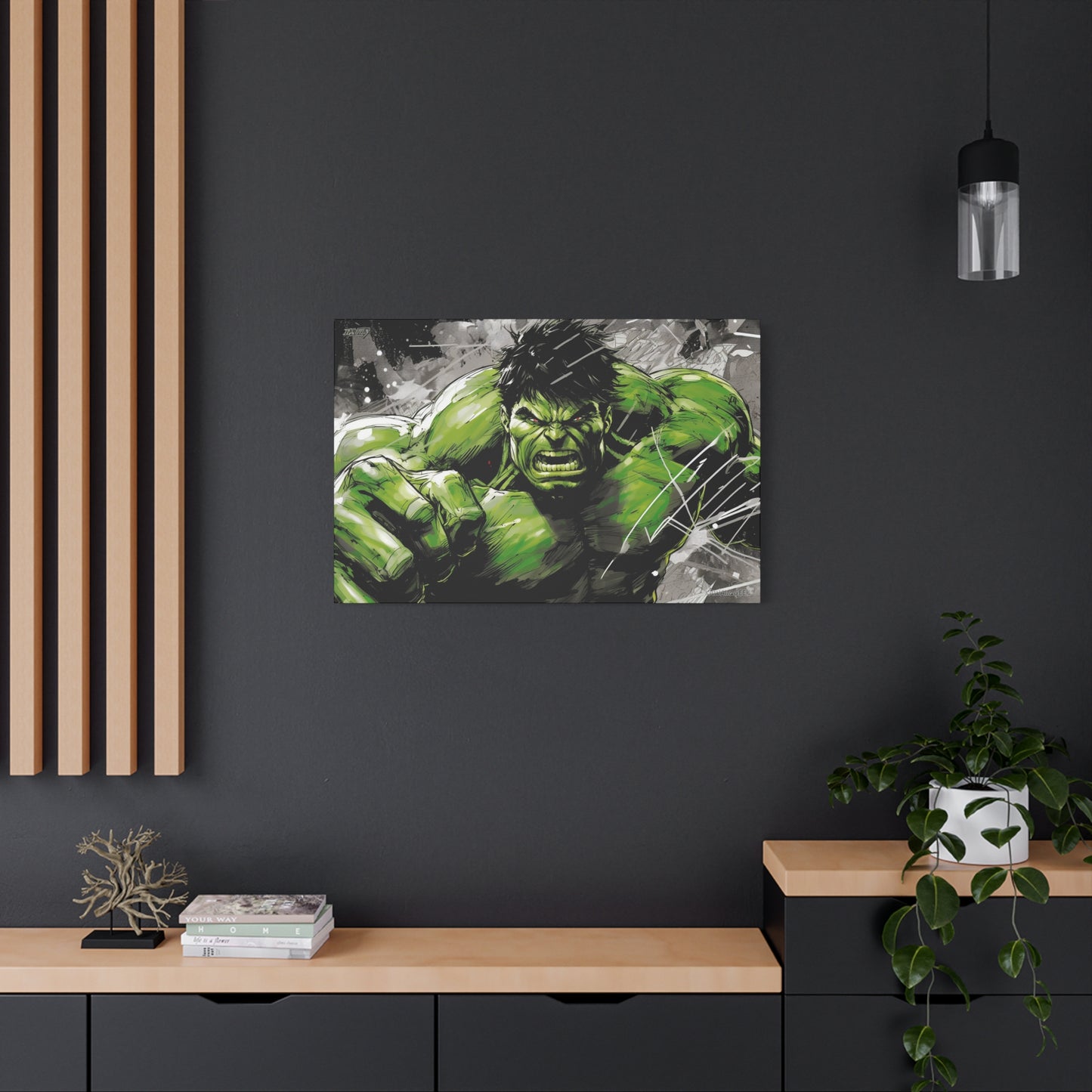 Hulk Canvas - Harness the Power of the Green Goliath in Artistic Form - Avengers