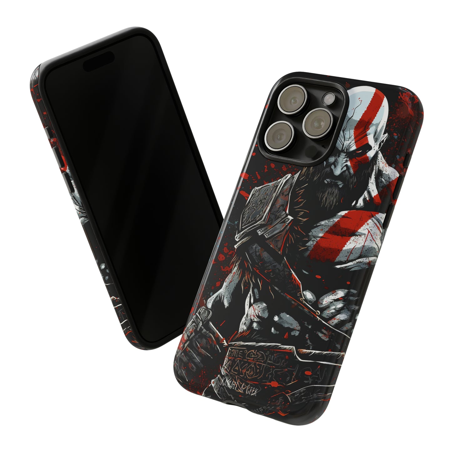 Kratos Tough Phone Case - Unleash the Power of the God of War in Style
