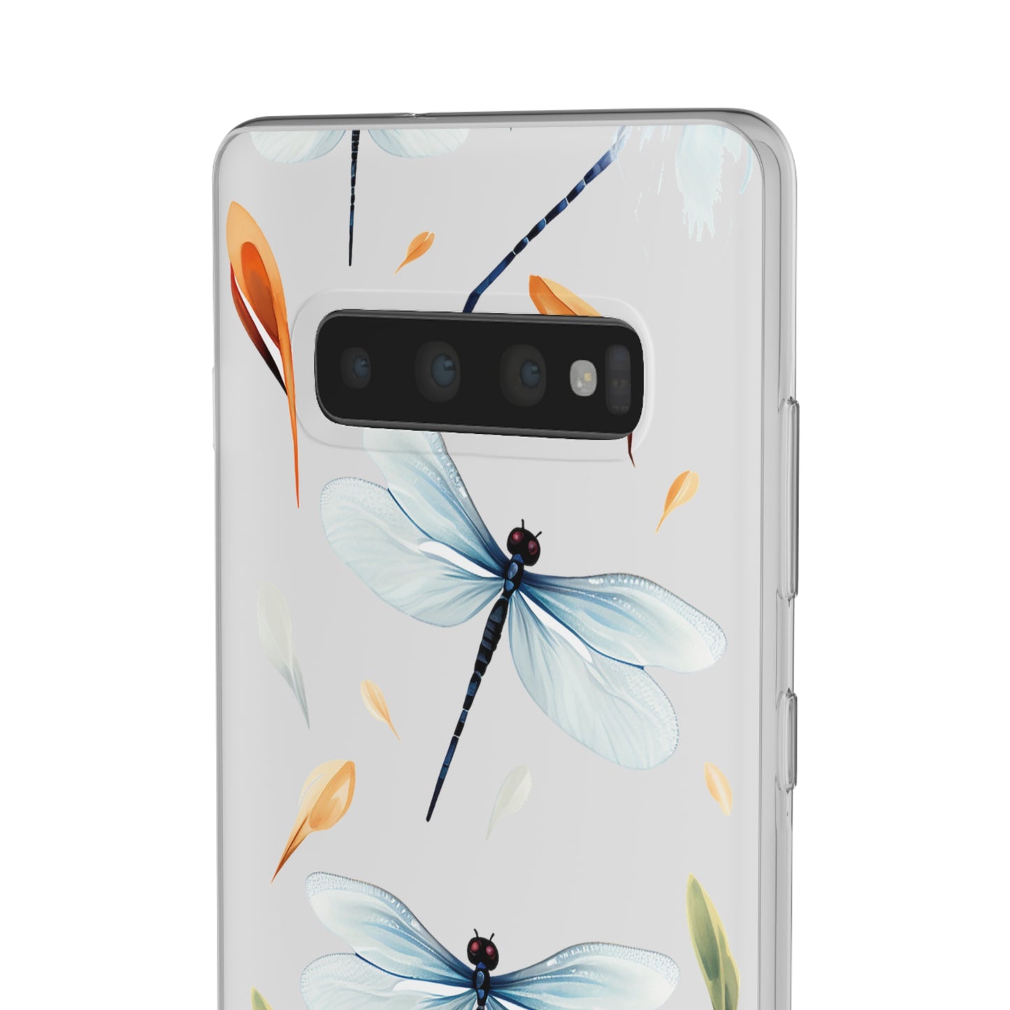 Dragonfly Dreams: Transparent Flexi Phone Case