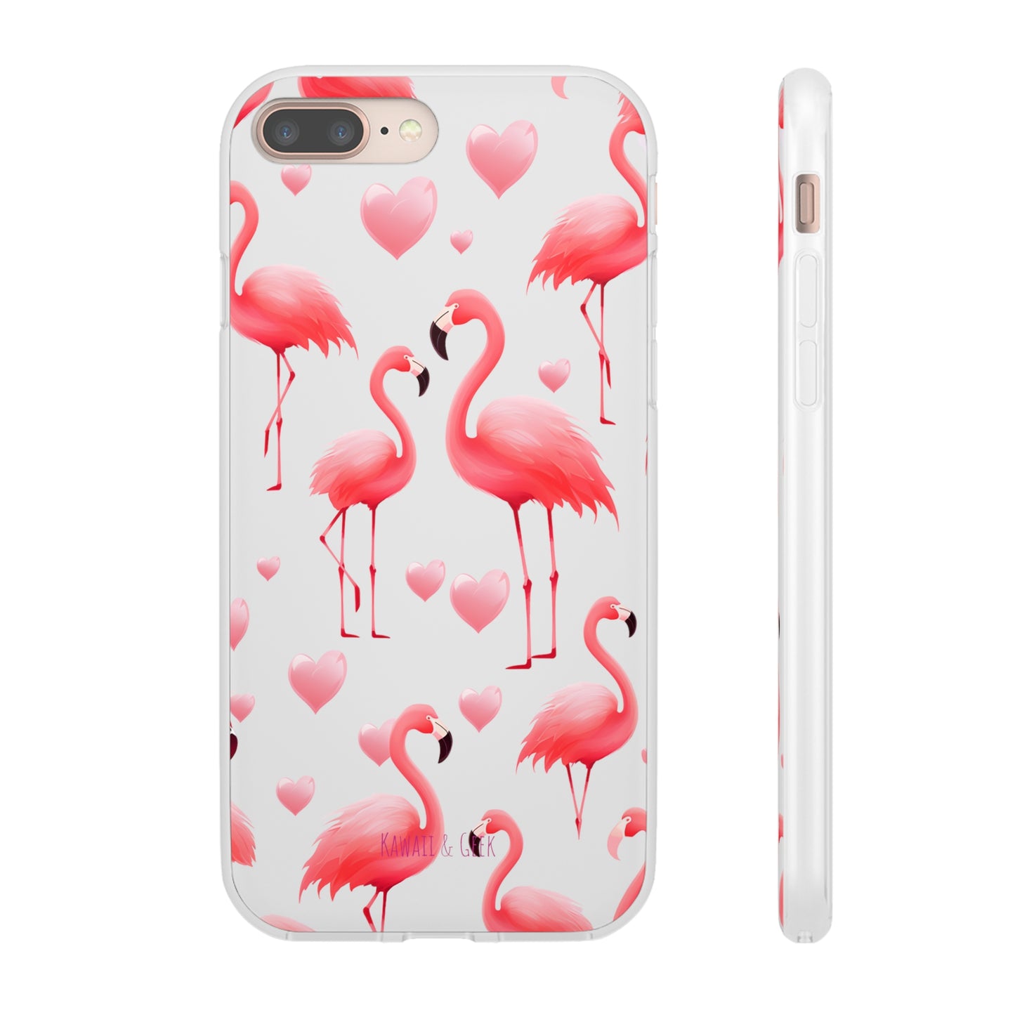 Pink Flamingo Elegance Flexi Phone case