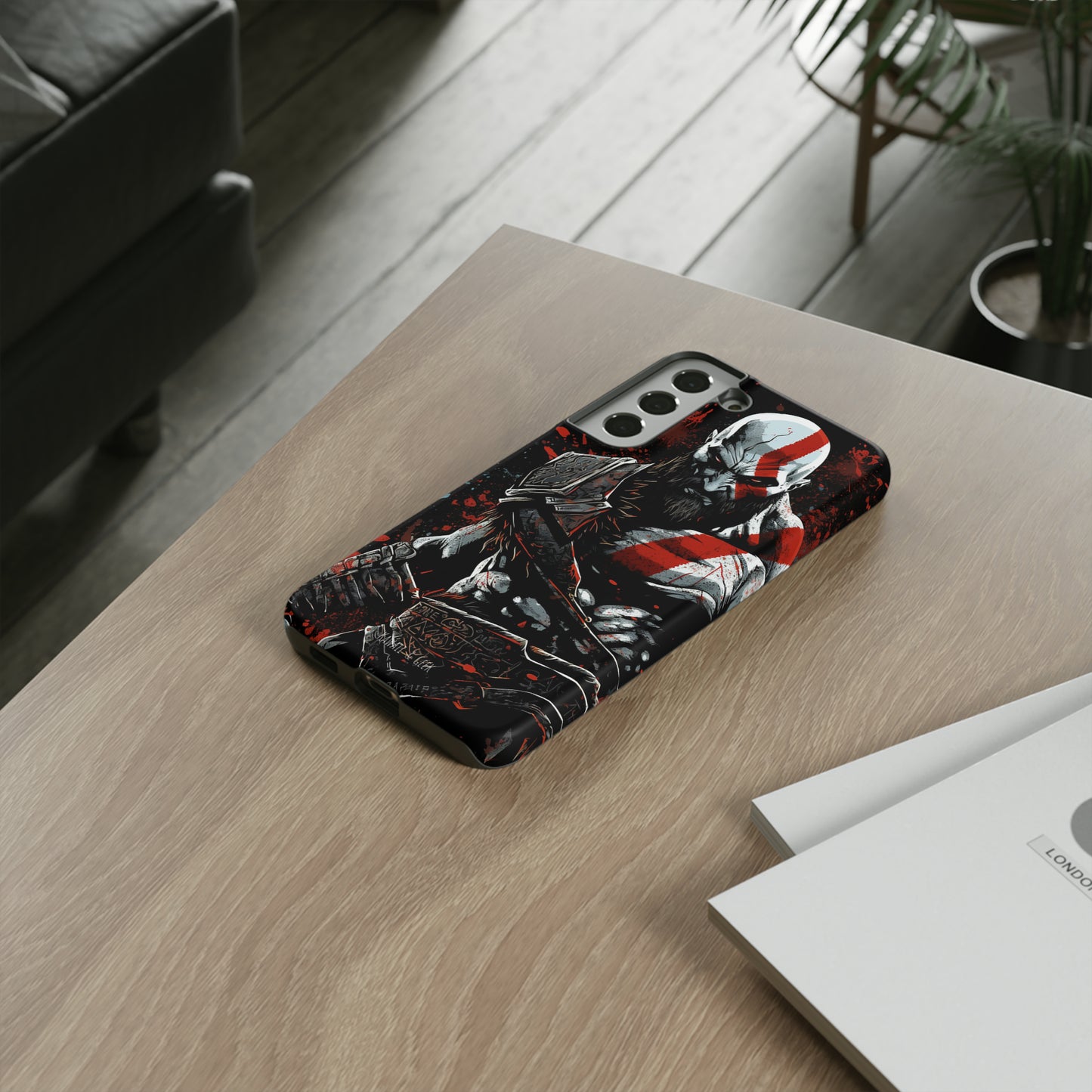 Kratos Tough Phone Case - Unleash the Power of the God of War in Style