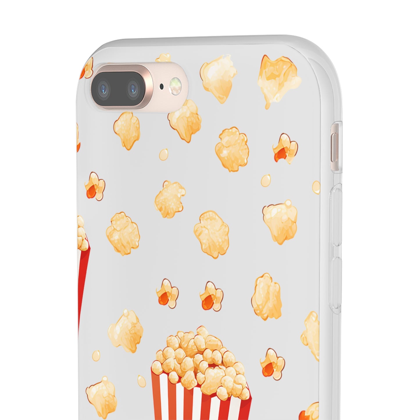 Popcorn Transparent Flexi Phone Case