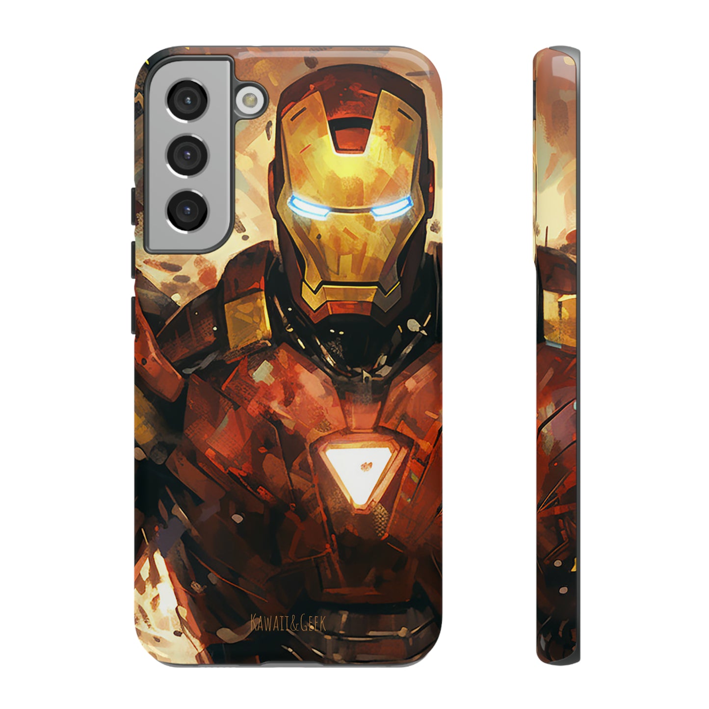 Iron Man Painting Tough Phone Case - Add Some Bold and Unique Style to Your Tech