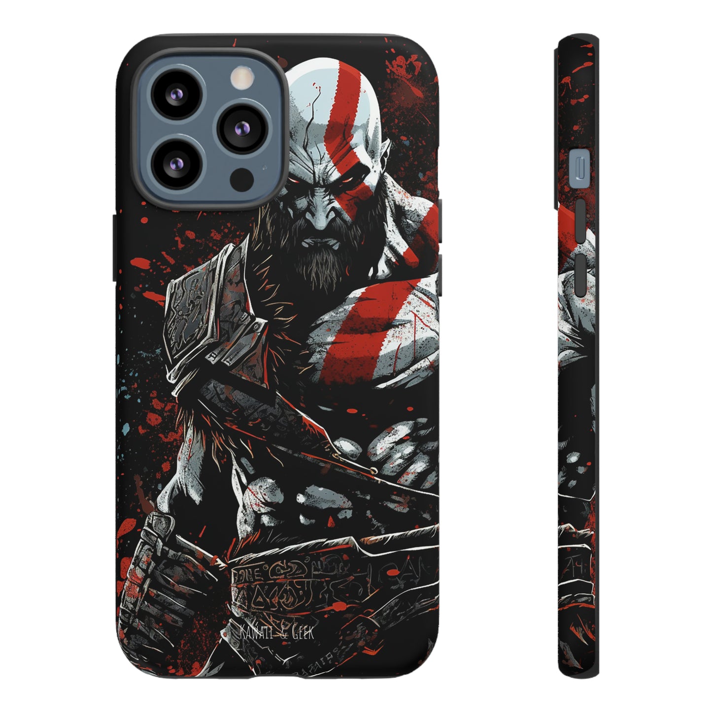 Kratos Tough Phone Case - Unleash the Power of the God of War in Style