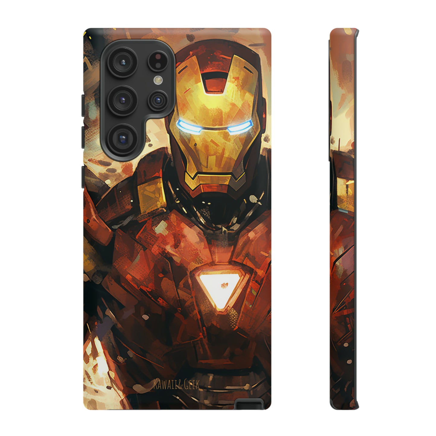 Iron Man Painting Tough Phone Case - Add Some Bold and Unique Style to Your Tech