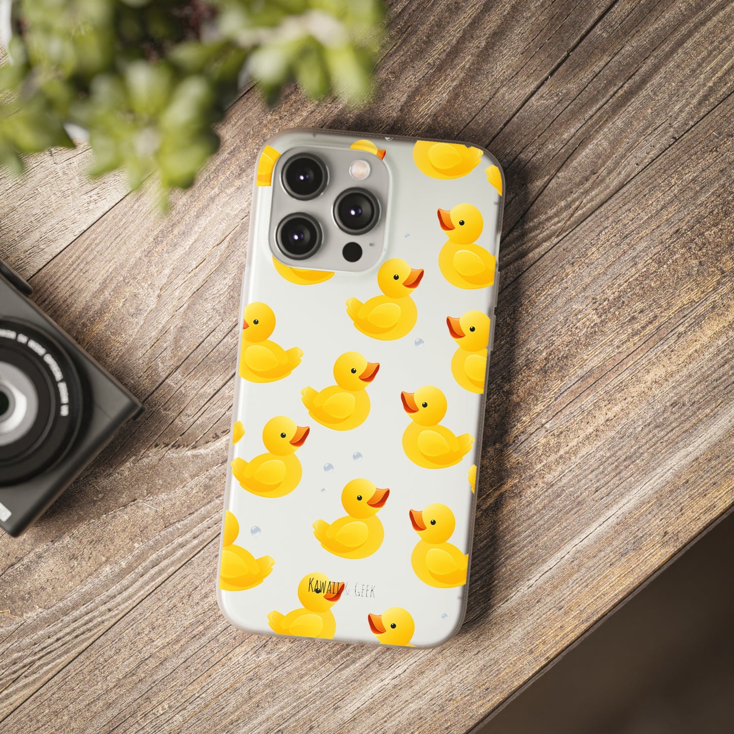 Vibrant Yellow Duck Flexi Phone Case