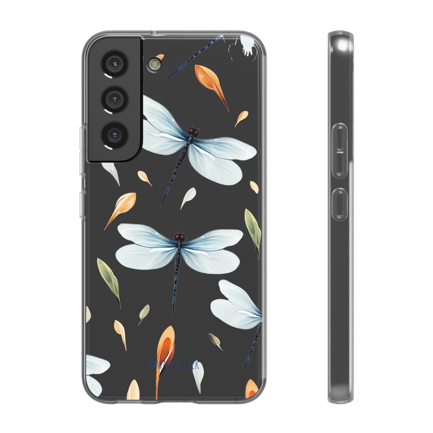 Dragonfly Dreams: Transparent Flexi Phone Case