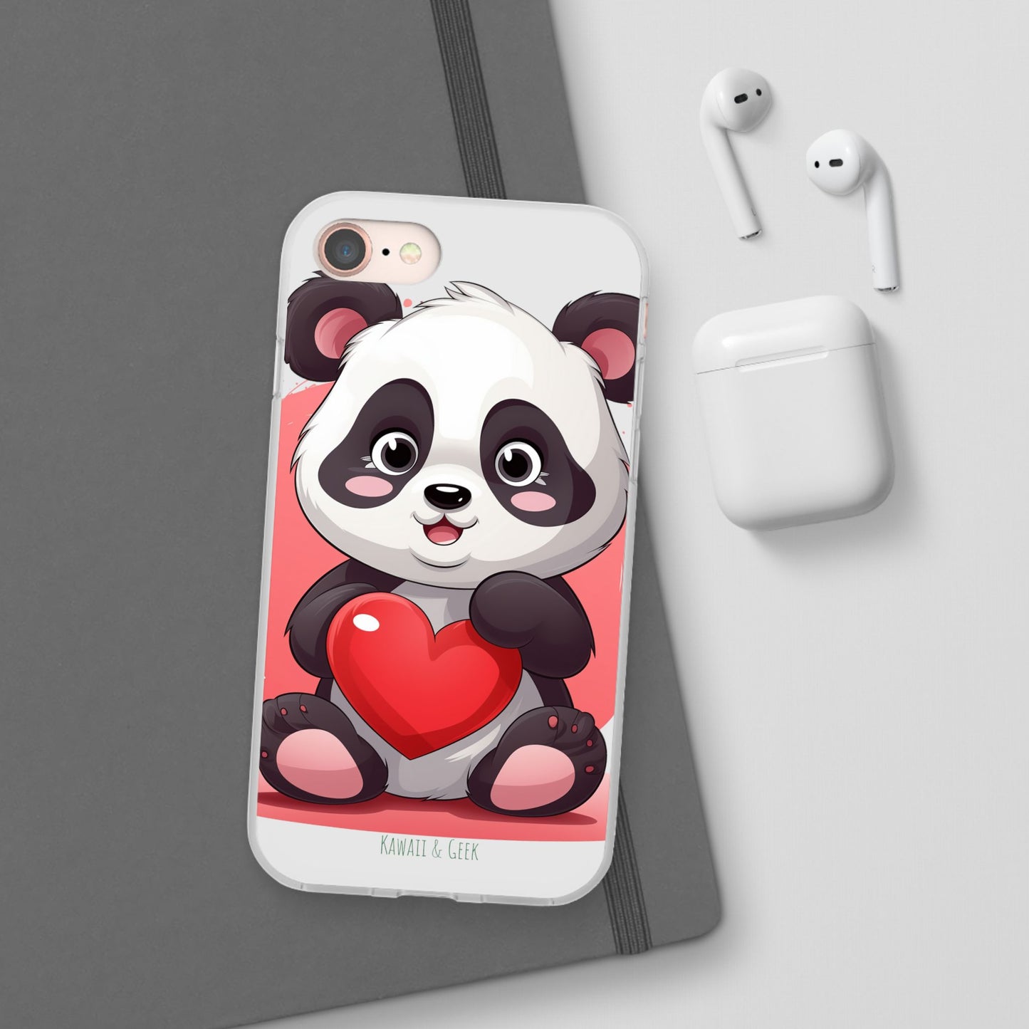 Heart Panda Flexi Case