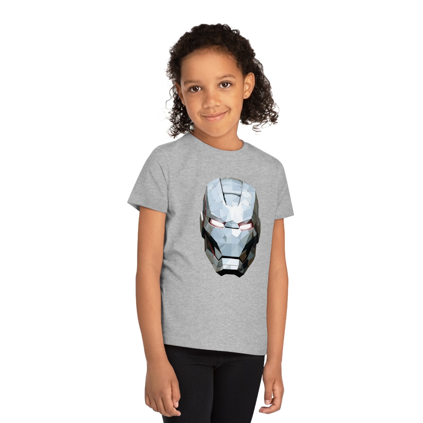 Iron Man Polygonal Kids T-Shirt - Embrace Heroic Style