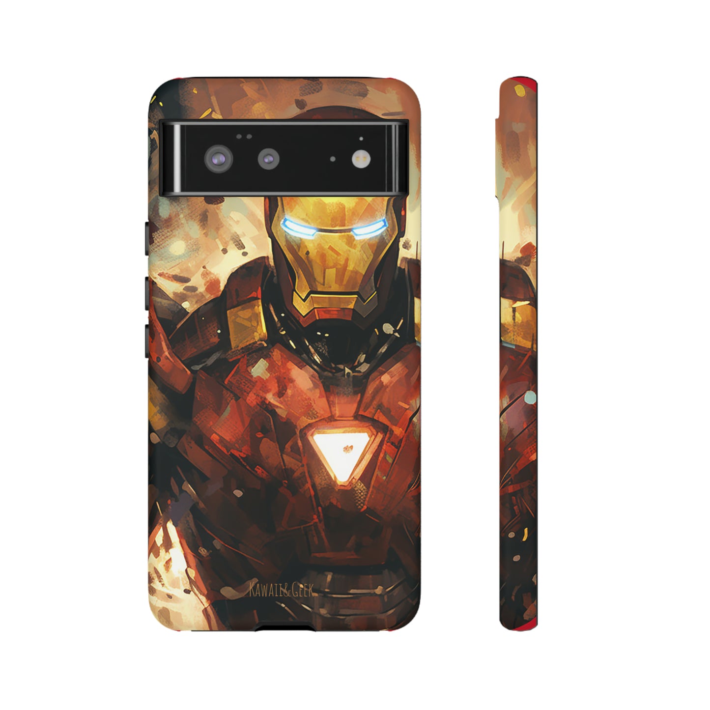 Iron Man Painting Tough Phone Case - Add Some Bold and Unique Style to Your Tech