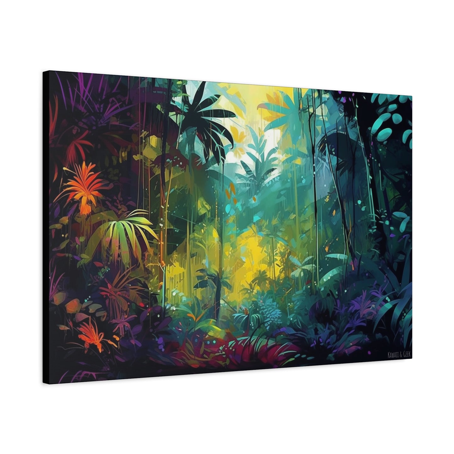 Magical Tropical Forest Canvas - Immerse Yourself in Nature's Enchanting Beauty