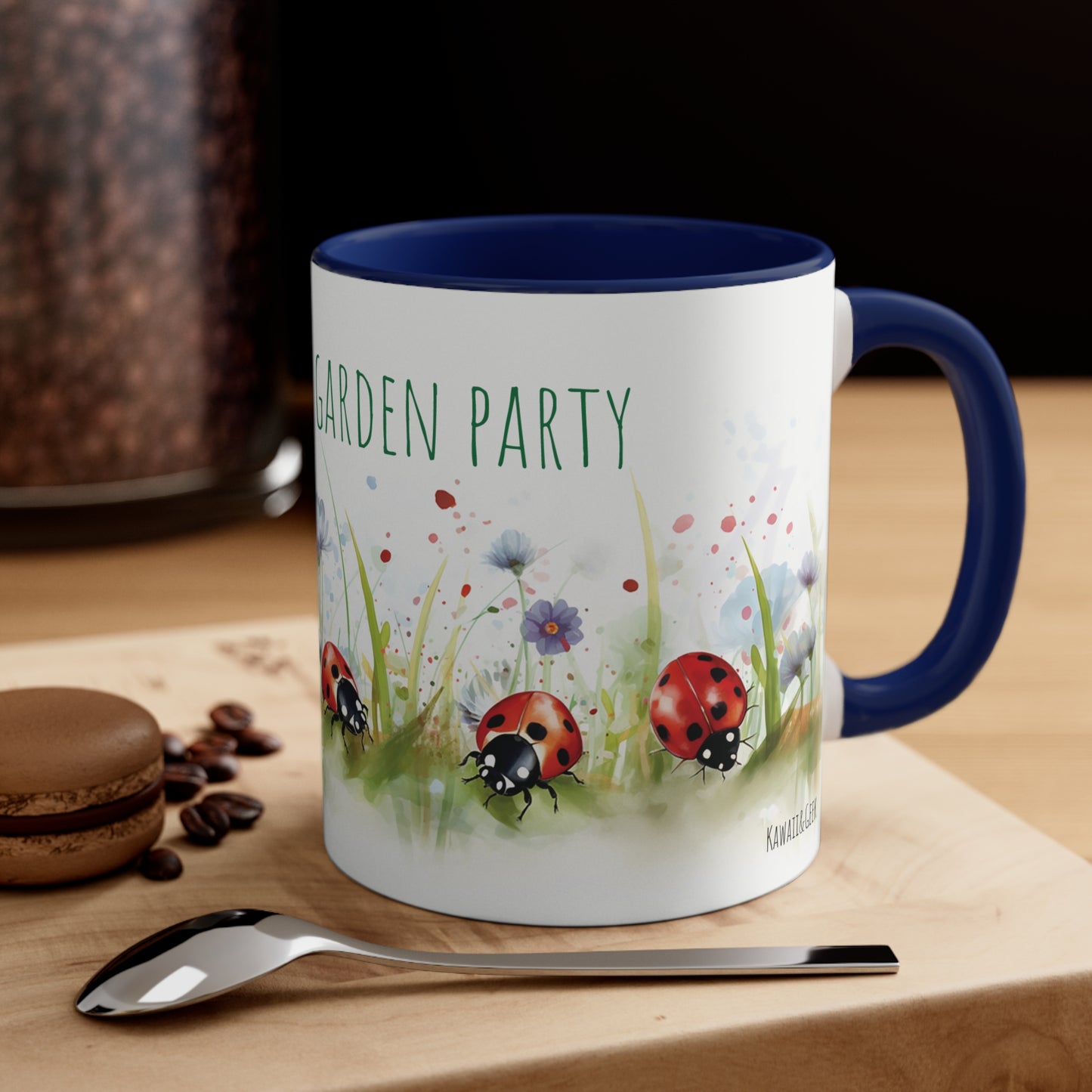 Ladybugs Garden Party  Mug - Charming Insect Themed Kitchenware