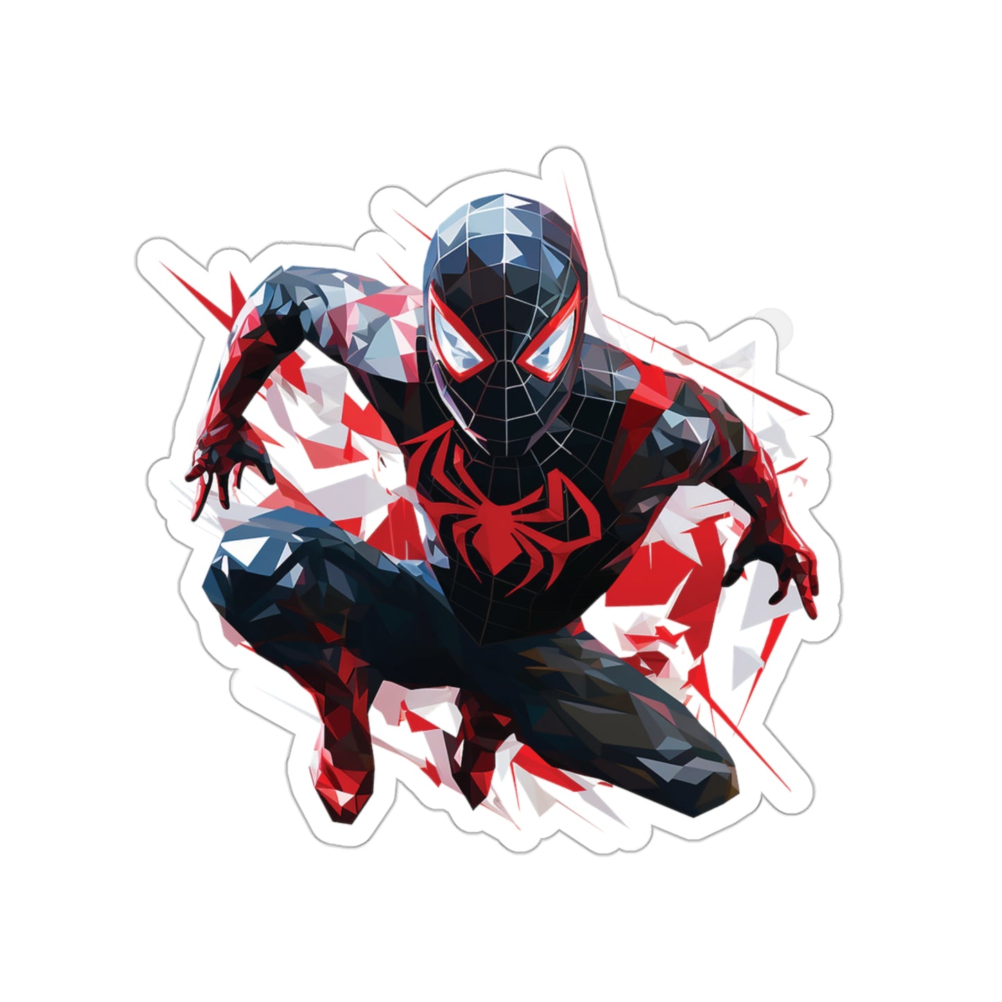 Spider Man Miles Morales Sticker - Embrace the Power of Diversity