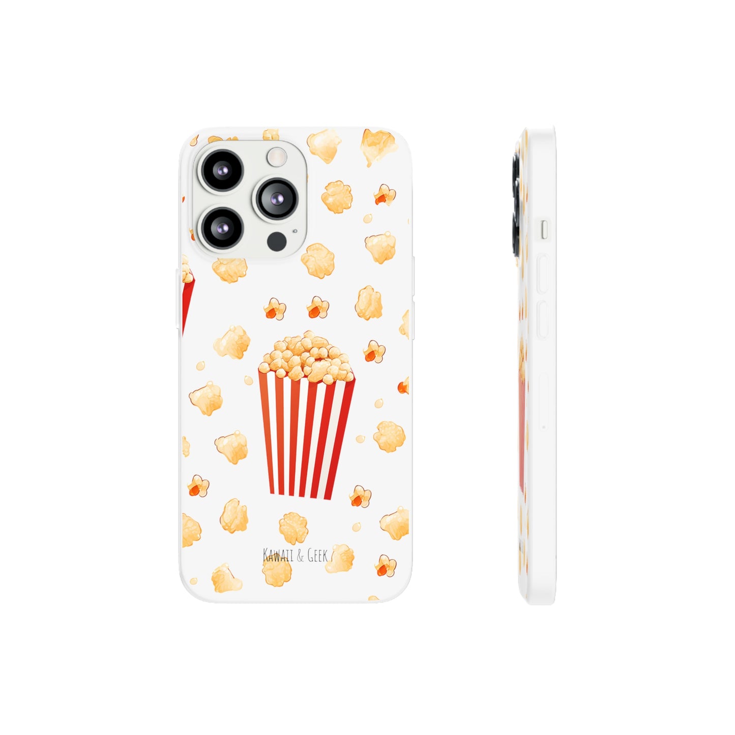 Popcorn Transparent Flexi Phone Case