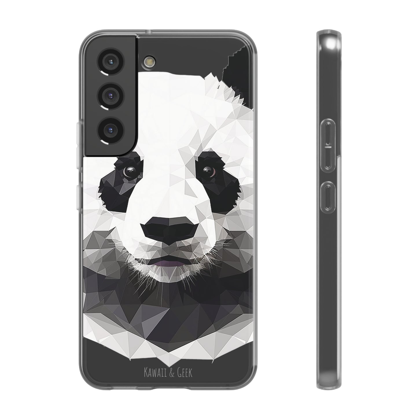 Cute Polygonal Panda Flexi phone Case - Protect Your Phone with Some Unique and Adorable Style