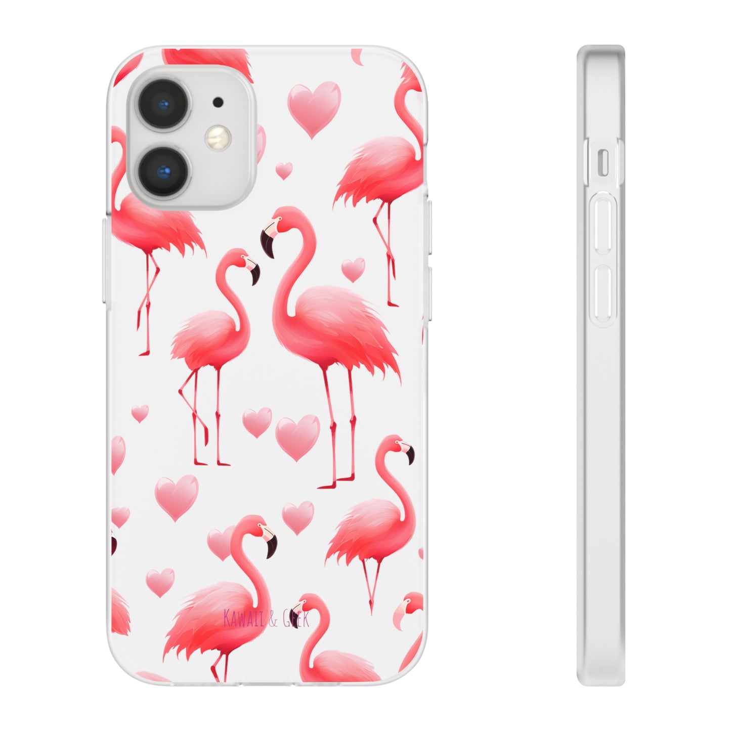 Pink Flamingo Elegance Flexi Phone case