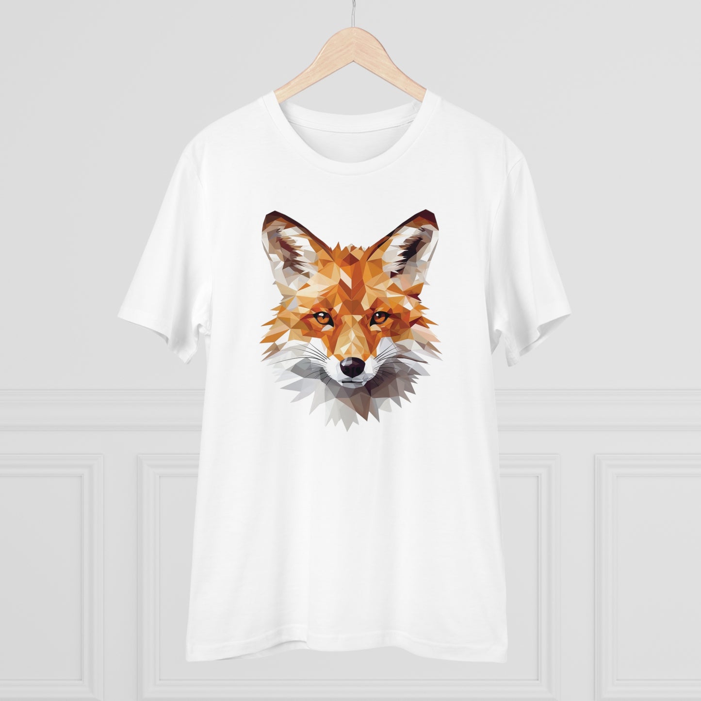 Fox Polygonal T-Shirt - Embrace Sly Charm