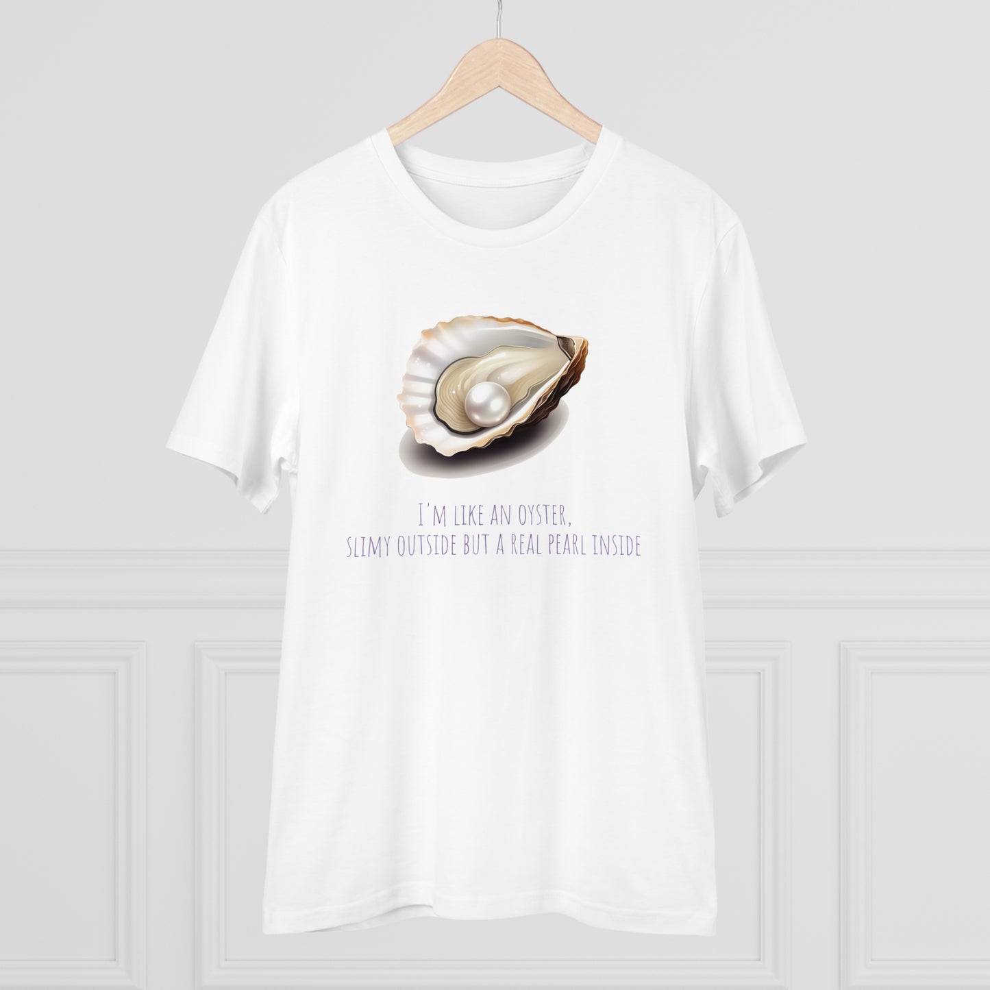 Eco-Friendly Pearl Oyster T-shirt: Celebrate Inner Beauty