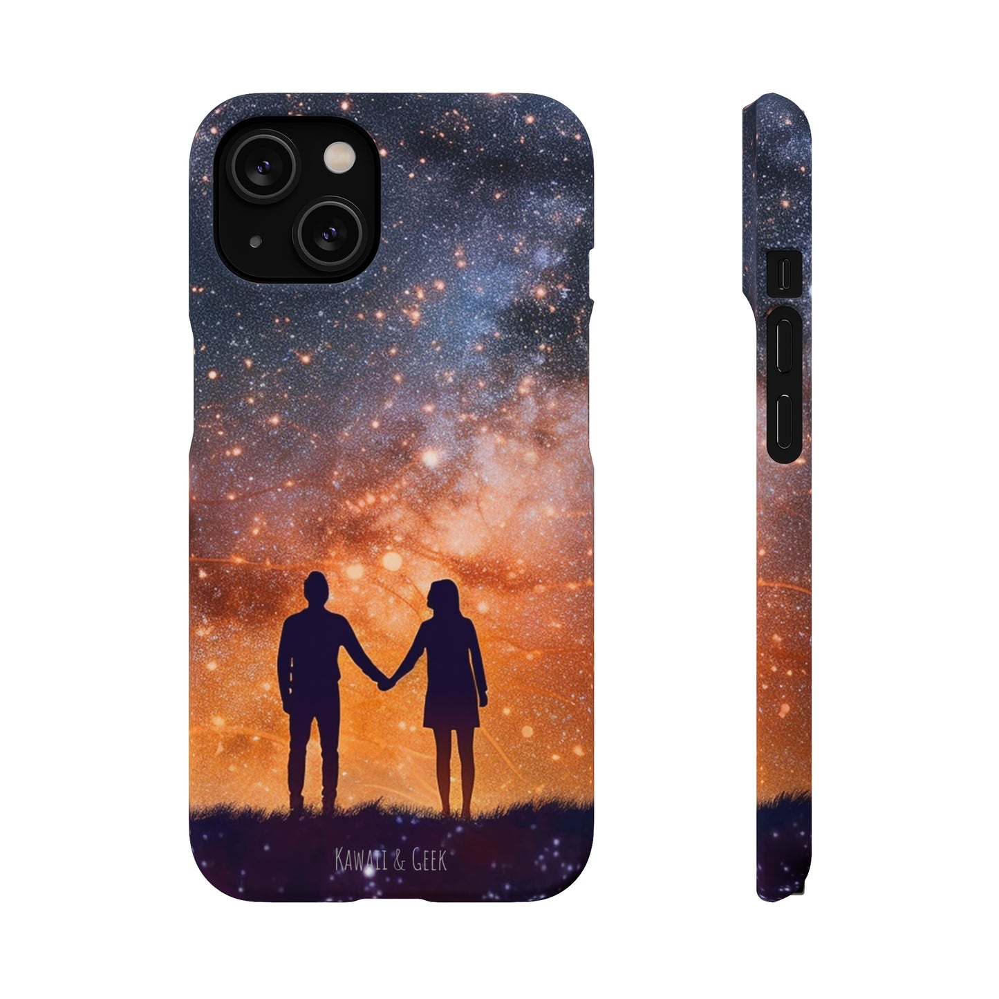 Starry Night Lovers Phone Case - Embrace the Beauty of the Night Sky