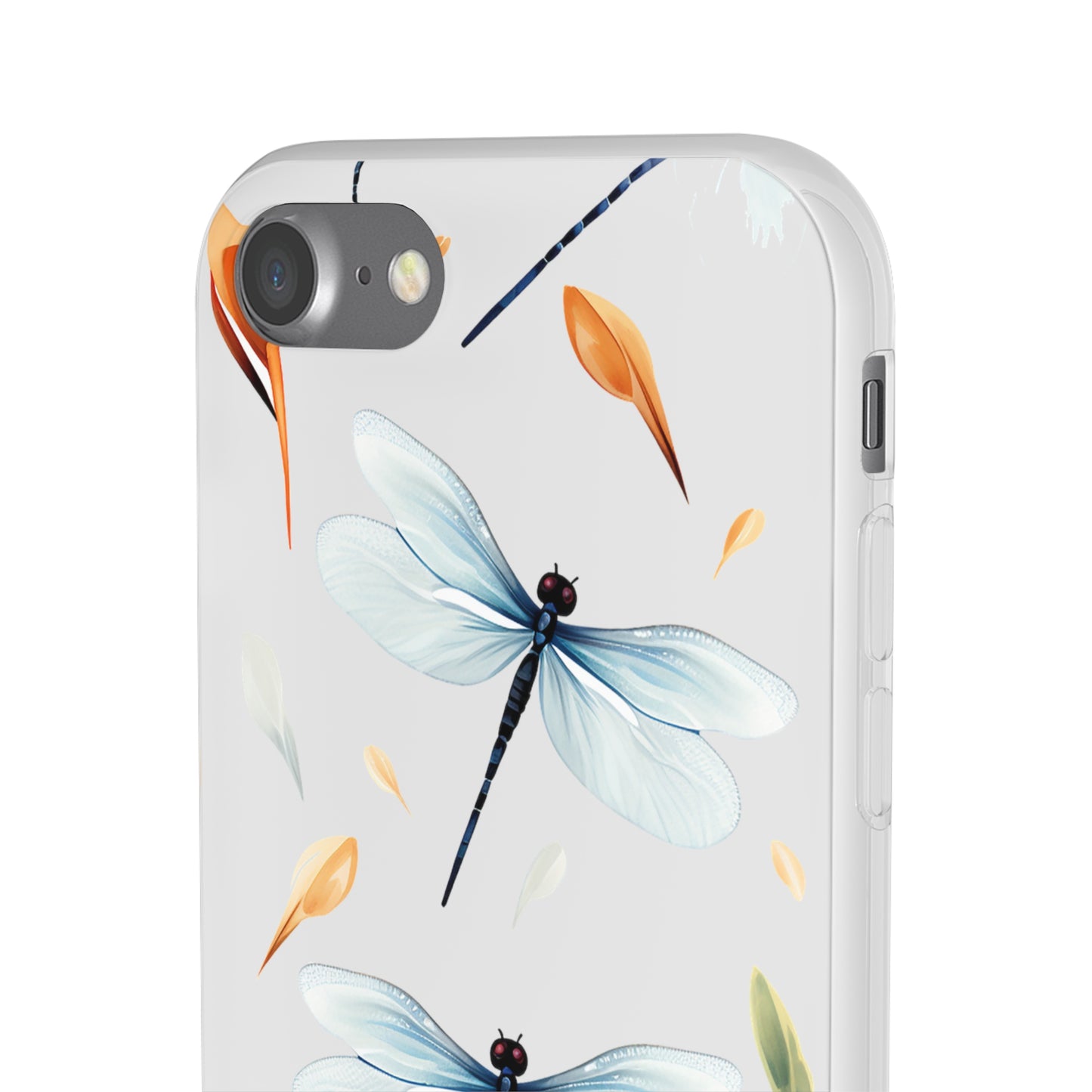 Dragonfly Dreams: Transparent Flexi Phone Case