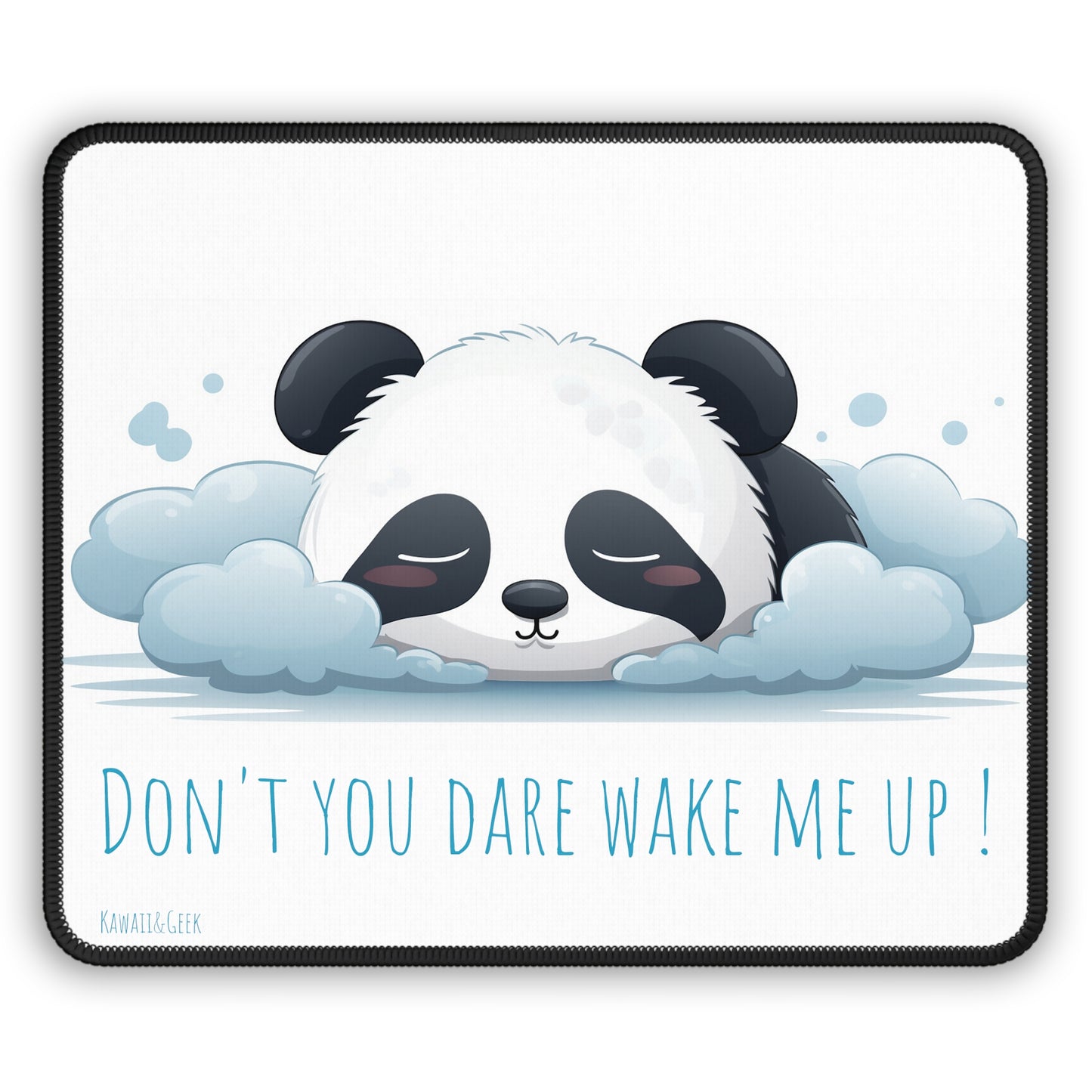 Cute Sleeping Panda Mouse Pad: Don't You Dare Wake Me Up!